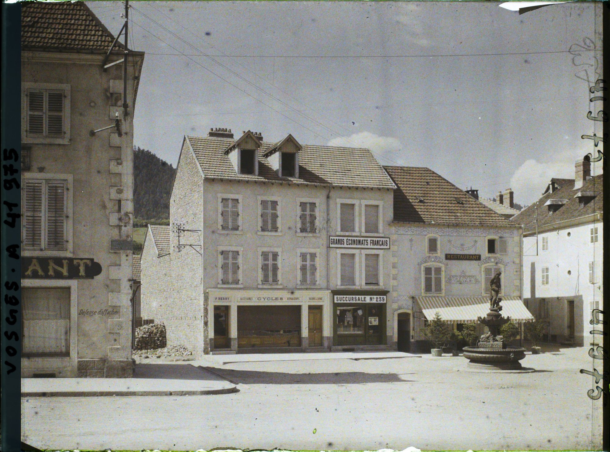 Image représentant France, Senones, Reconstruction Place Clémenceau