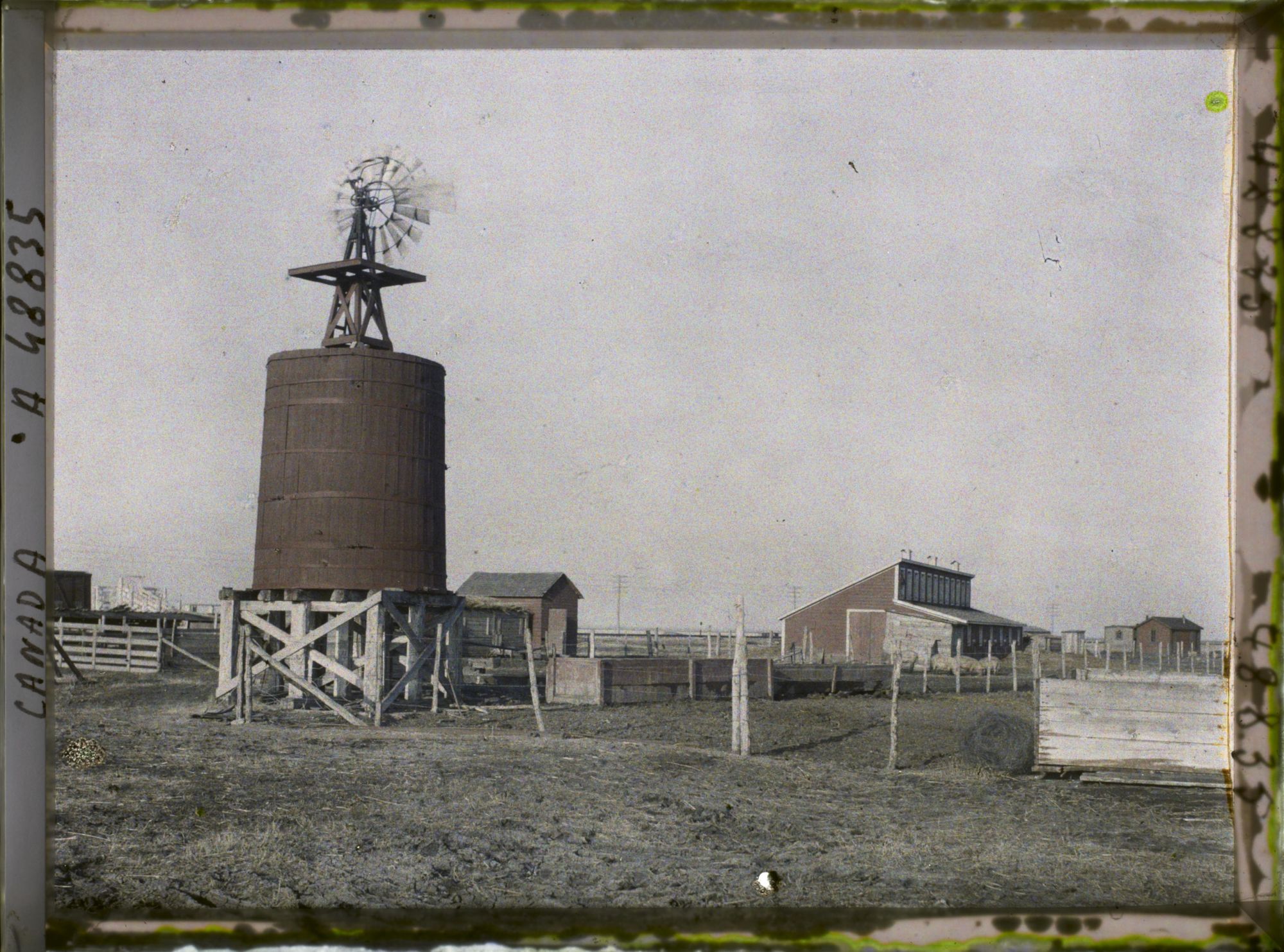 Image représentant Canada, Elie, Une ferme: Porcherie