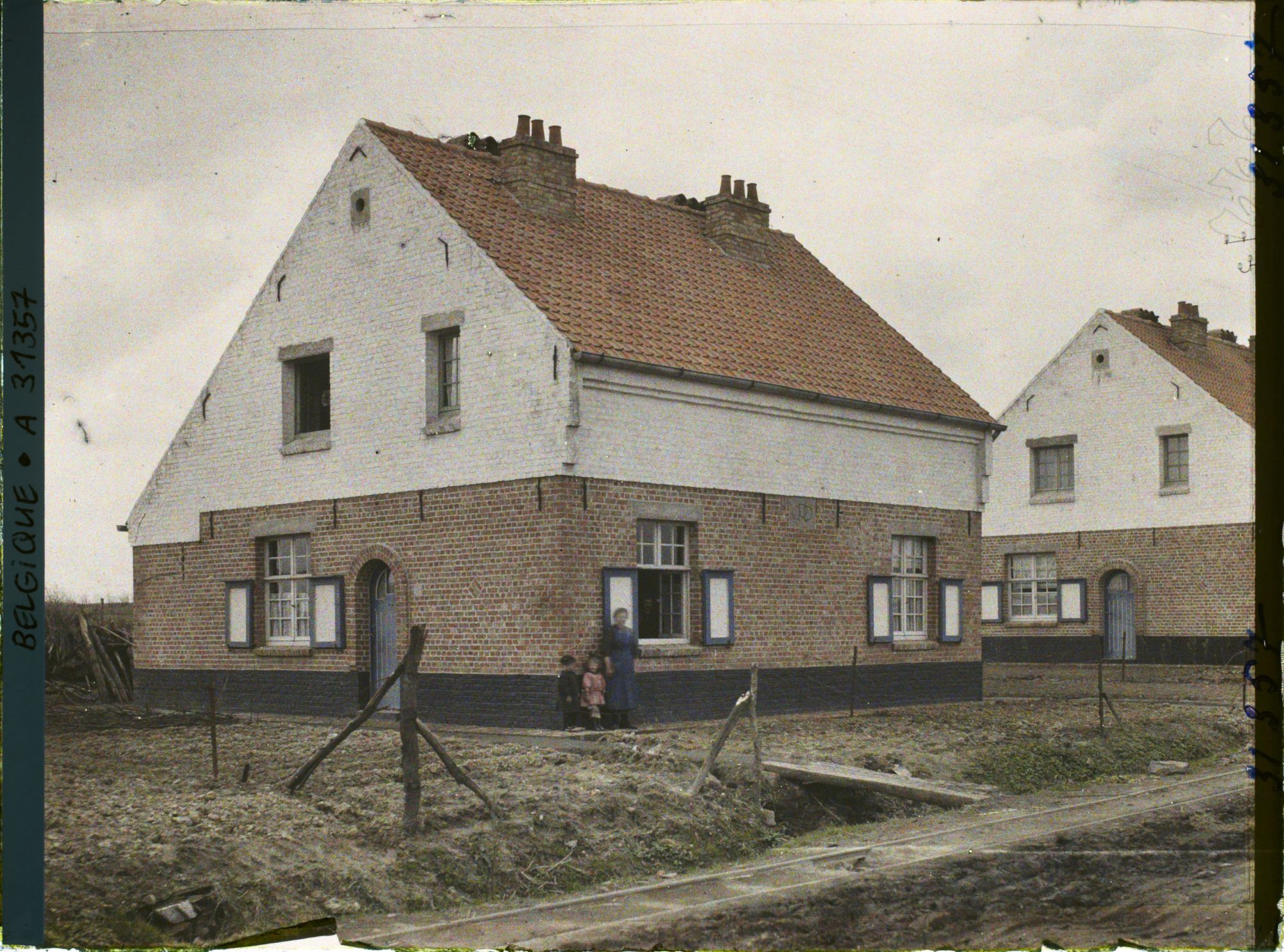Image représentant Belgique, Moorslede, Type d'une maison de la Cité ouvrière
