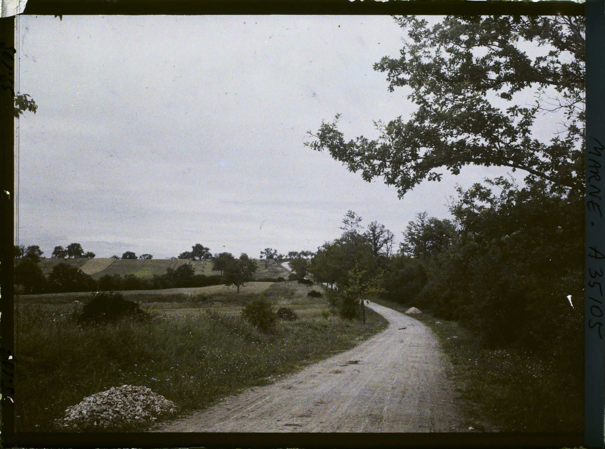 Image représentant France, Binarville (Meuse), Aspect de la route de Vienne à Binarville