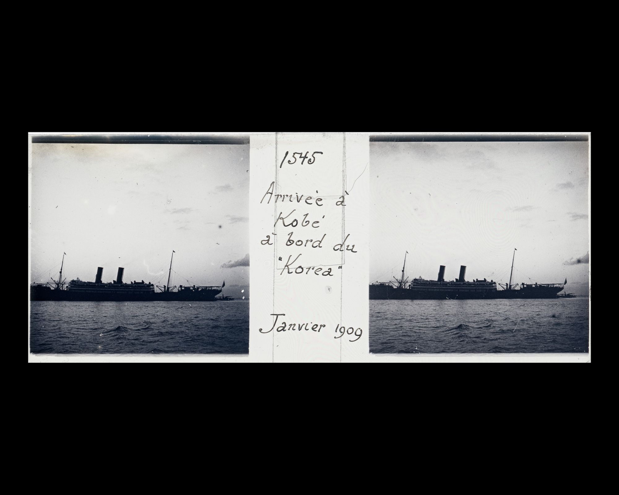 Image représentant Arrivée à Kobé à bord du "Koréa"