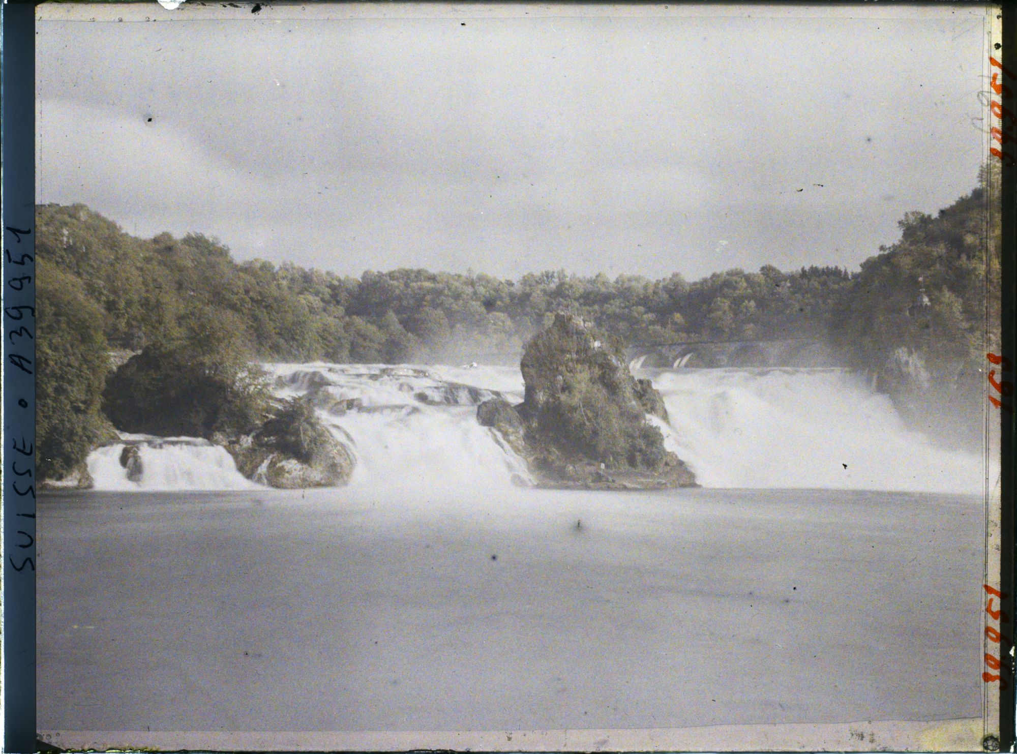 Image représentant Les chutes du Rhin vues du Schlössli Wörth