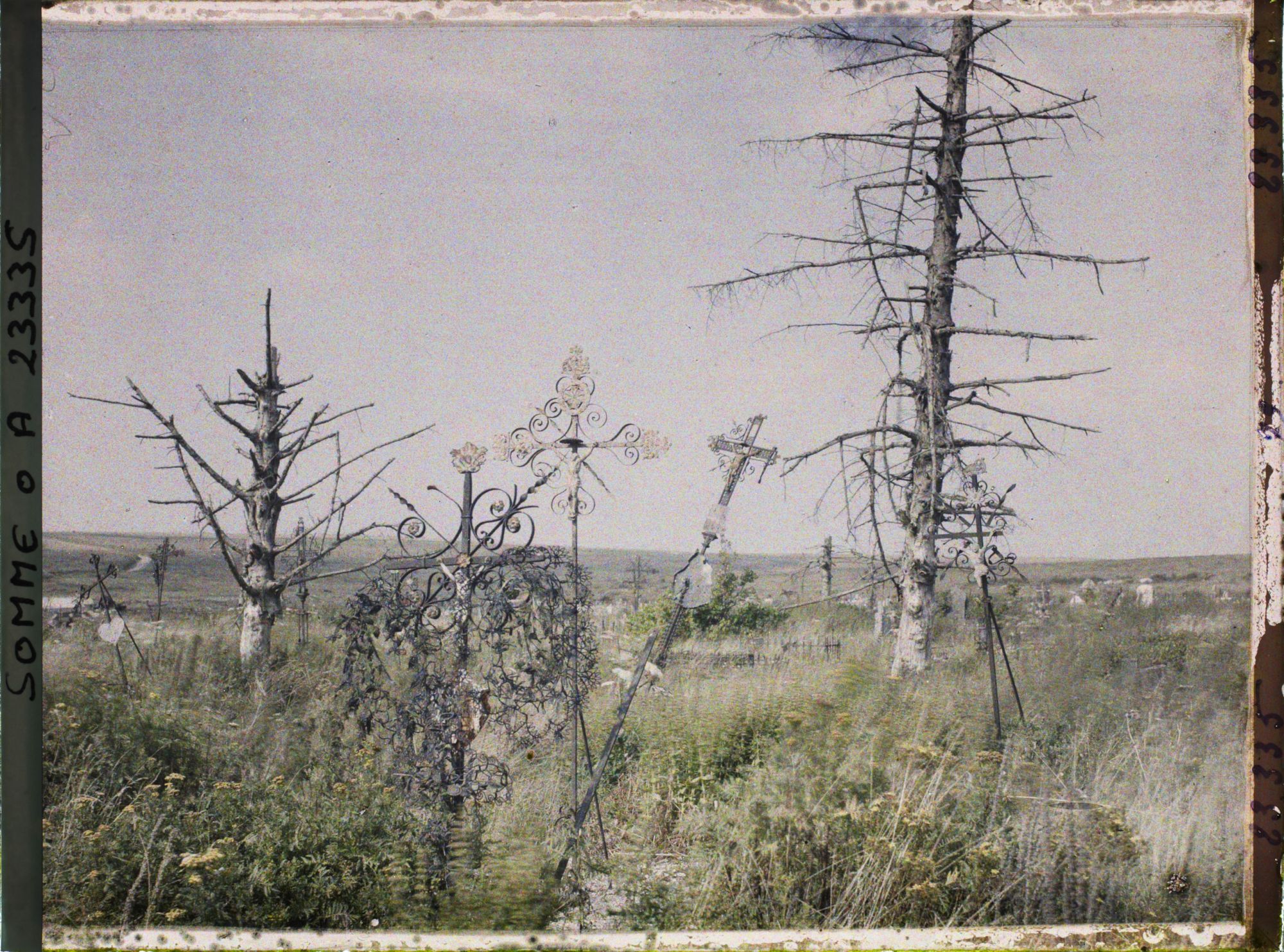 Image représentant France, Combles, Parite Centrale du Cimetière Civil