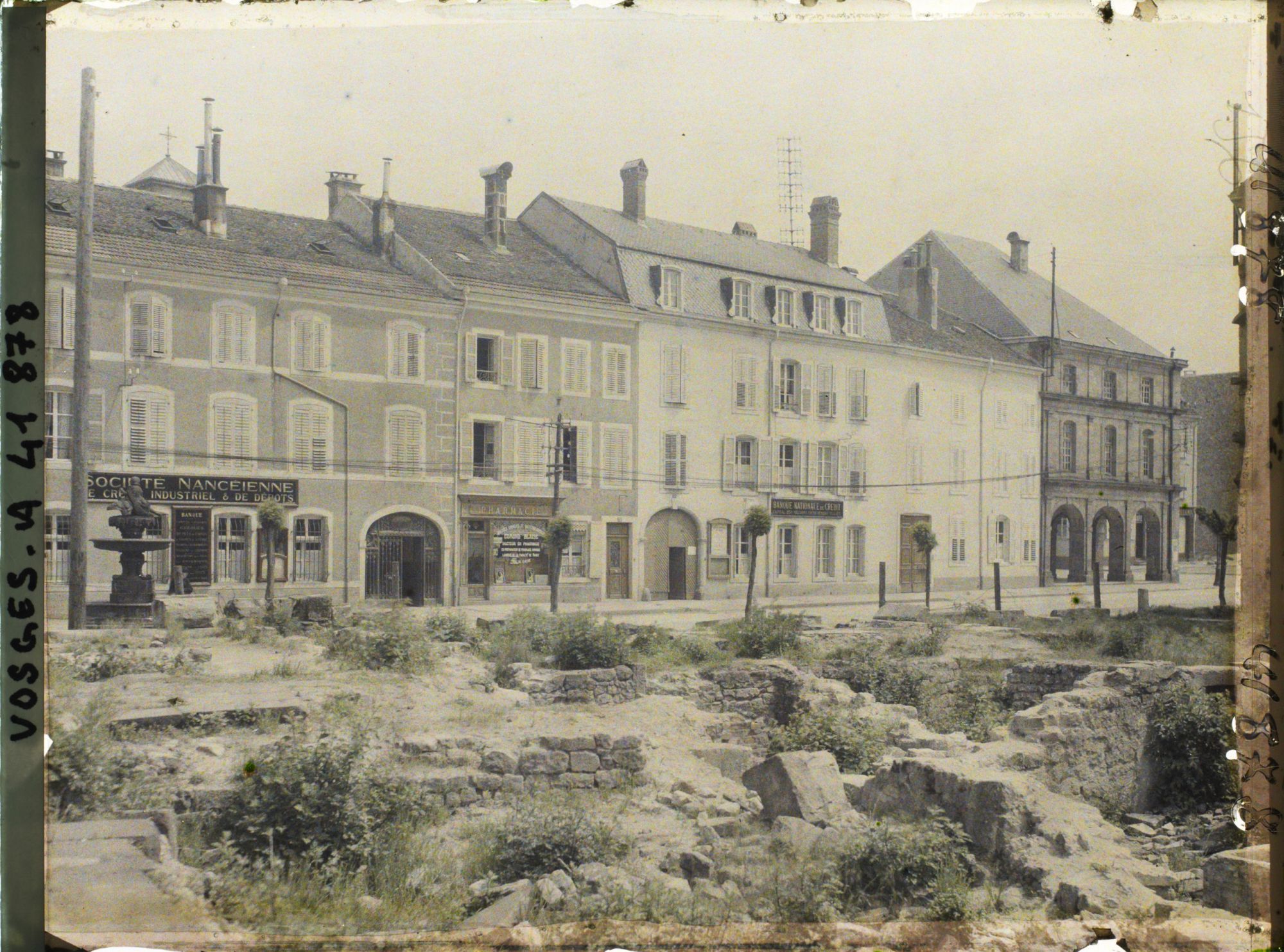 Image représentant France, Raon-l'Etape, Ruines et Reconstructions rue Jules Ferry