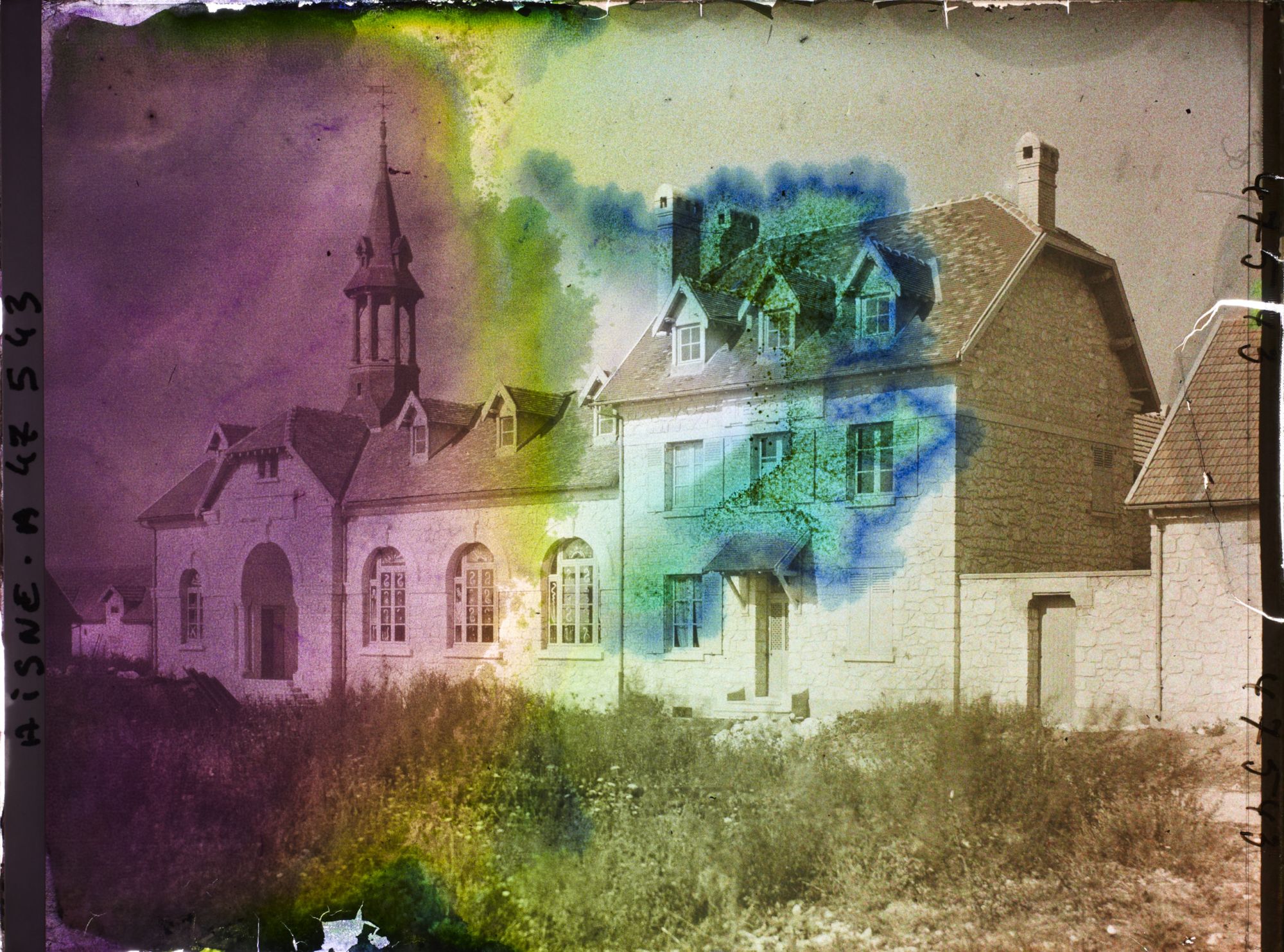 Image représentant France, Laffaux, Ecoles et Mairie