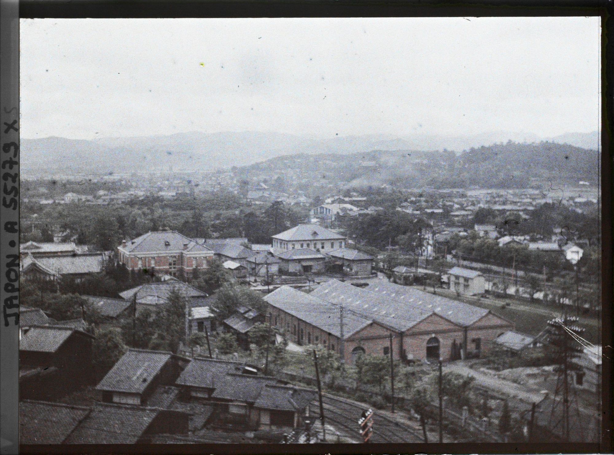 Image représentant panorama Kyôto depuis l'hôtel Miyako