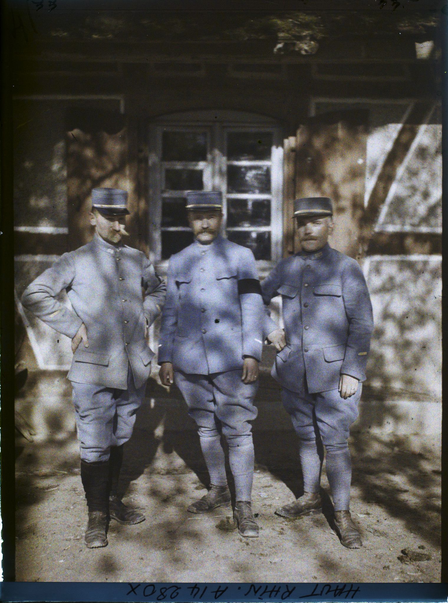 Image représentant Alsace, St Cosme, Trois instituteurs militaires, Mr Reneaud à Bréchaumont, Mr Biquet à St Cosme, Mr Hintzy à Dannemarie