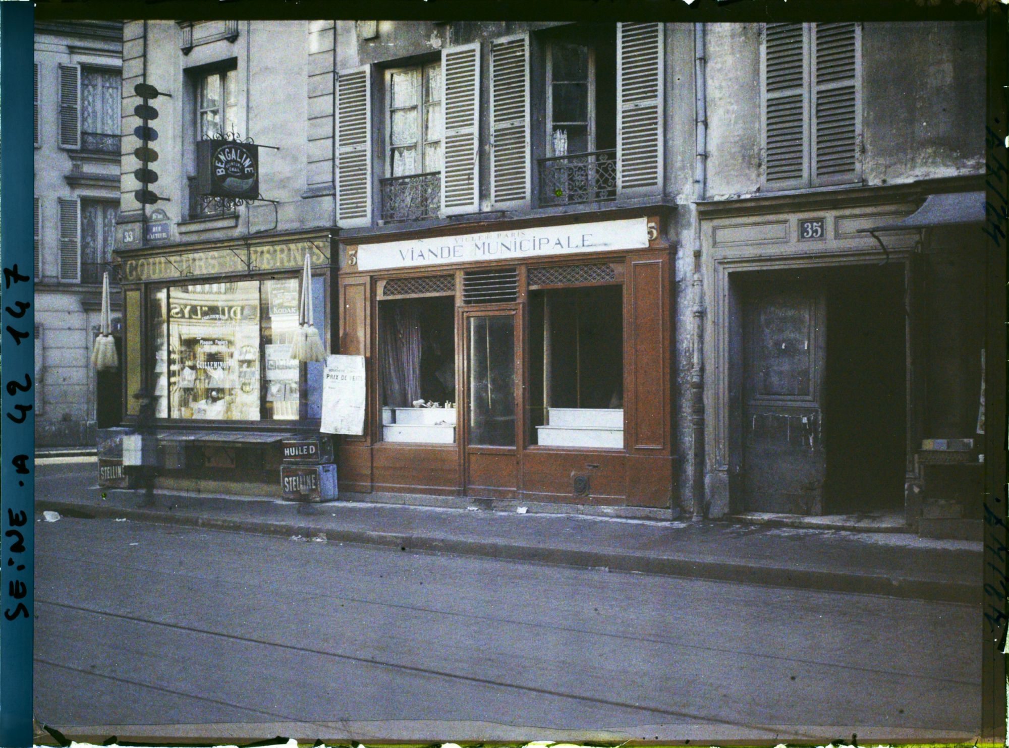 Image représentant Une boucherie municipale au n° 33 rue d'Auteuil