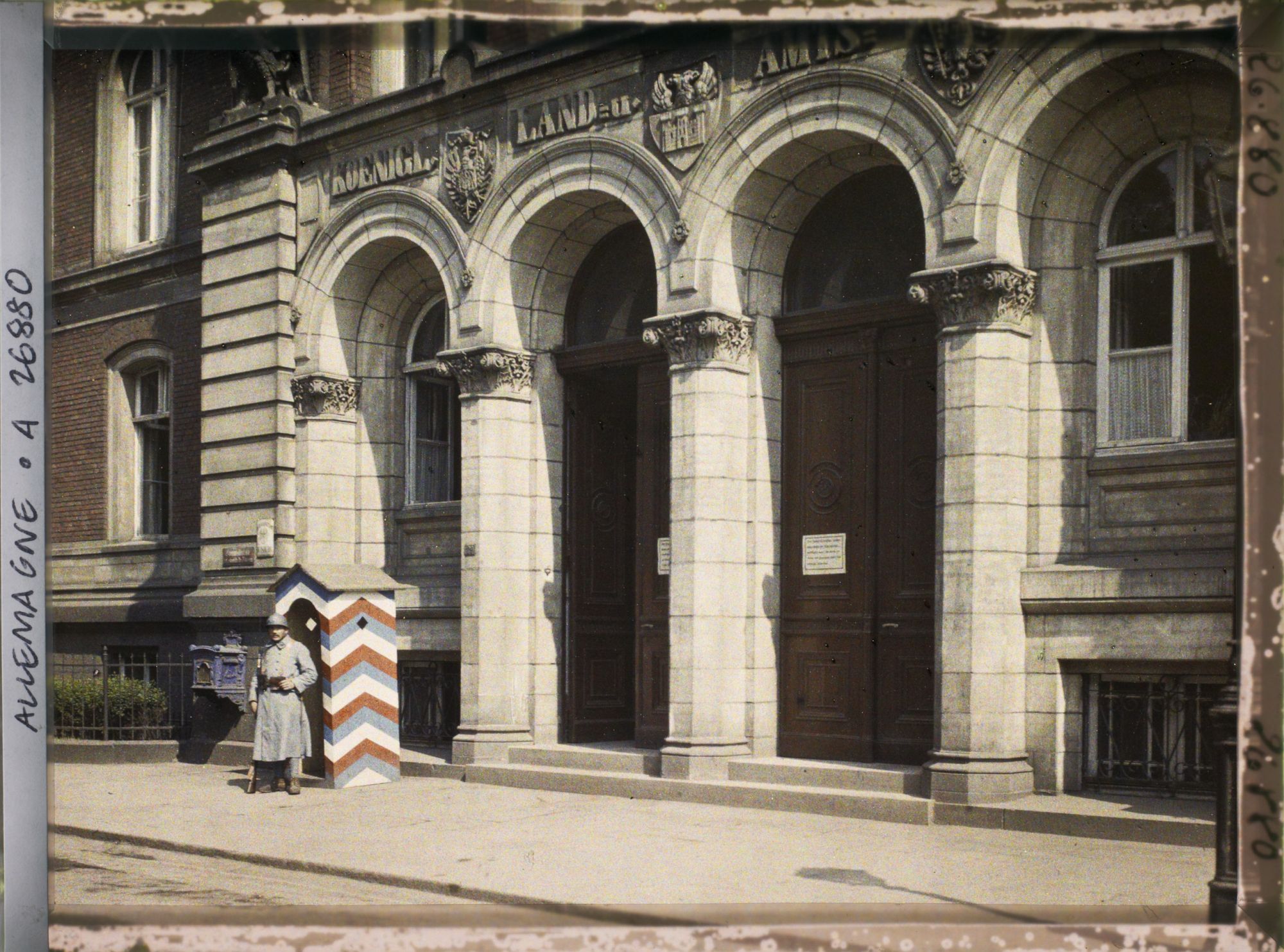 Image représentant Allemagne, Duisburg, Occupation Française Bureau de la place au Palais de Justice