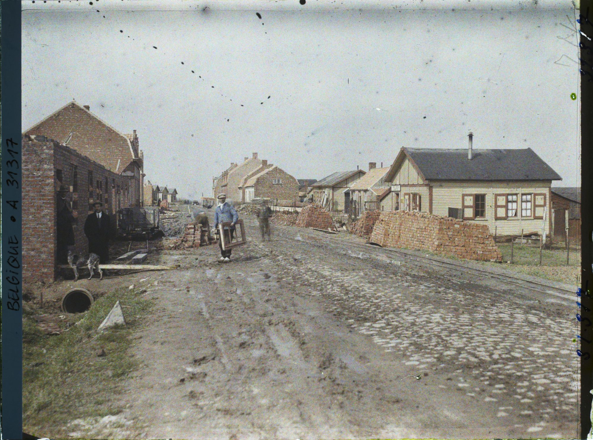 Image représentant Belgique, Wytschaete, Une rue