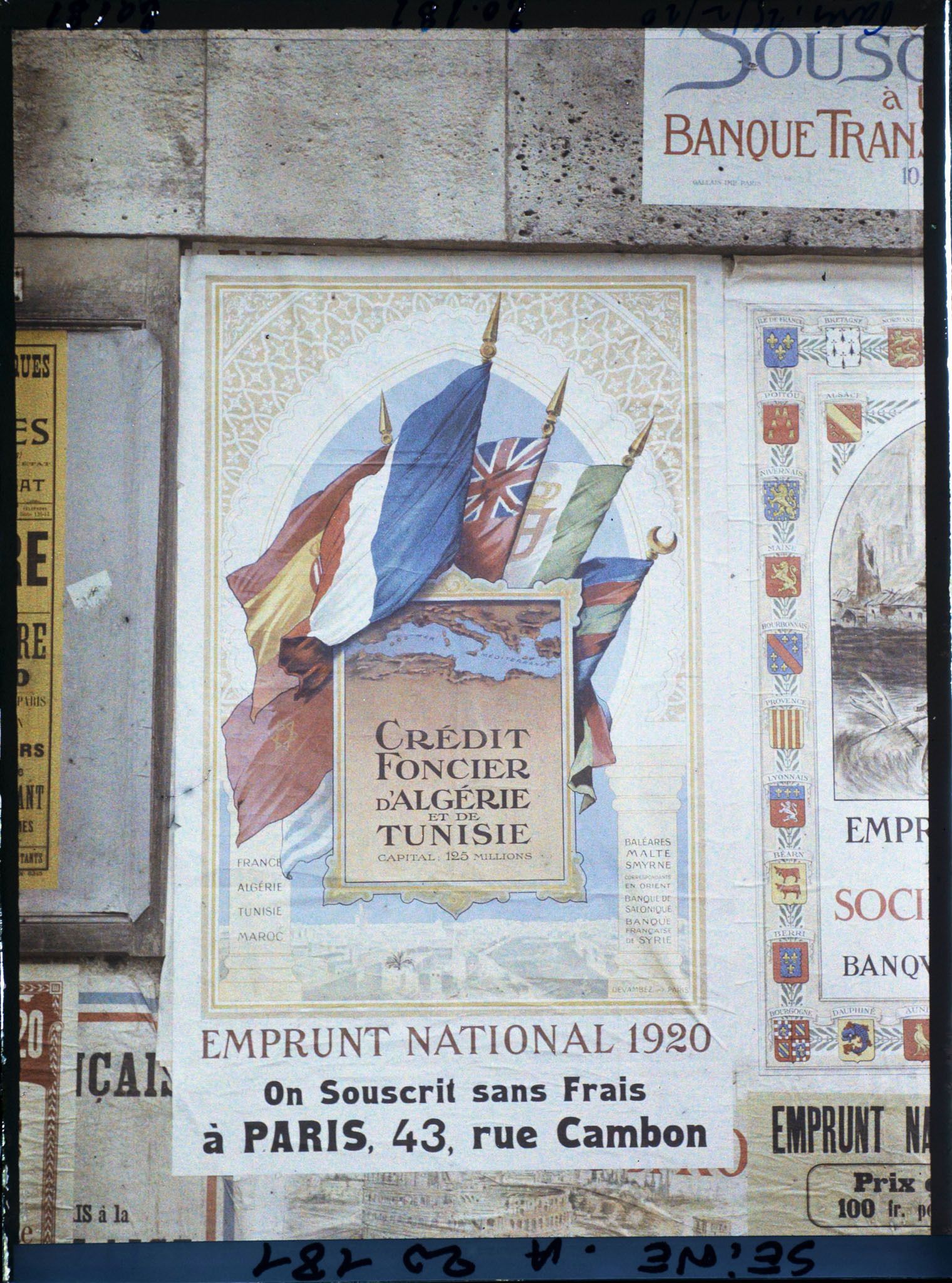 Image représentant Affiche de l'emprunt national de 1920, Crédit foncier d'Algérie et de Tunisie