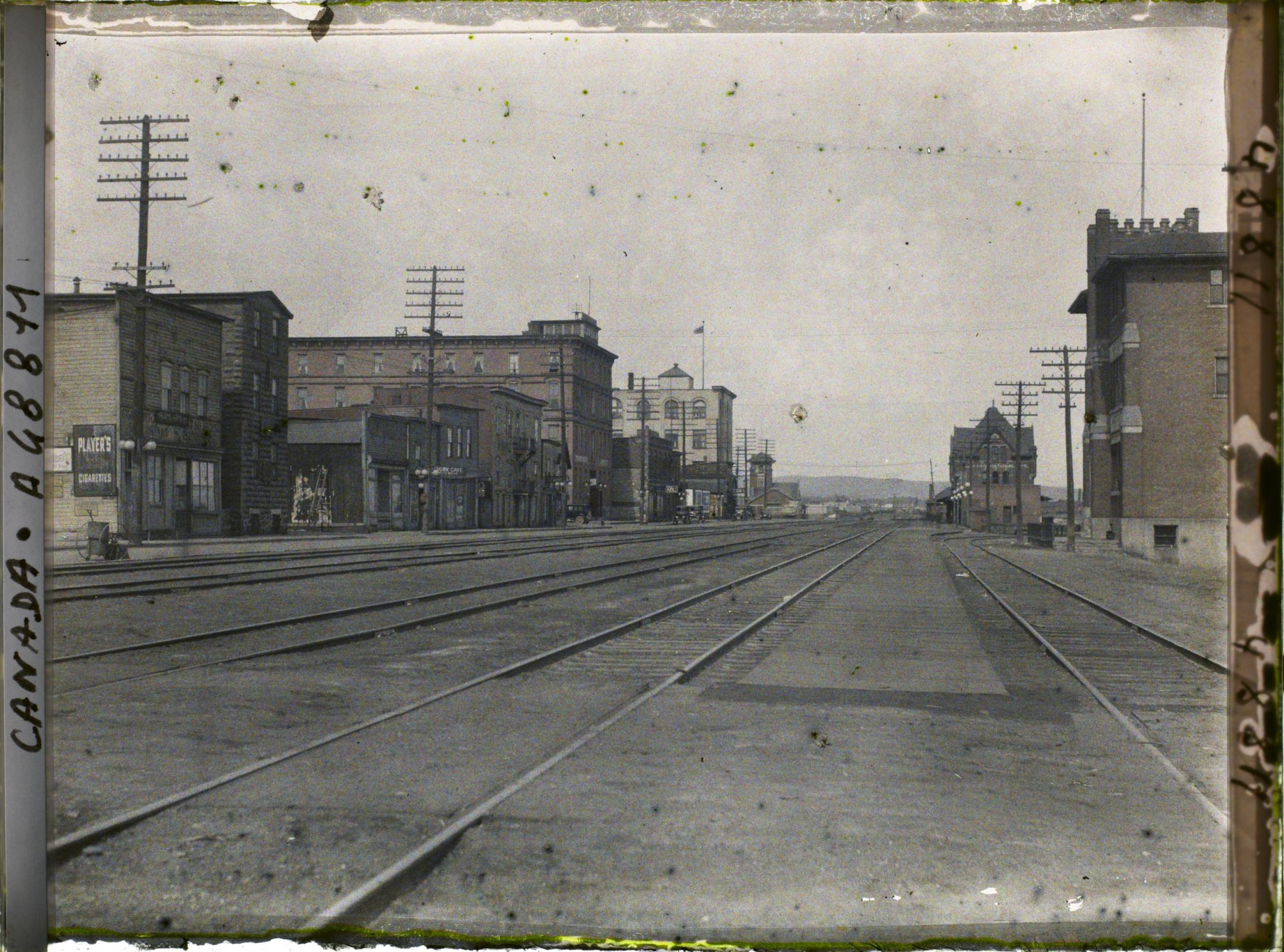 Image représentant Canada, Port Arthur, Les voies du Transcontinental traversant la Ville