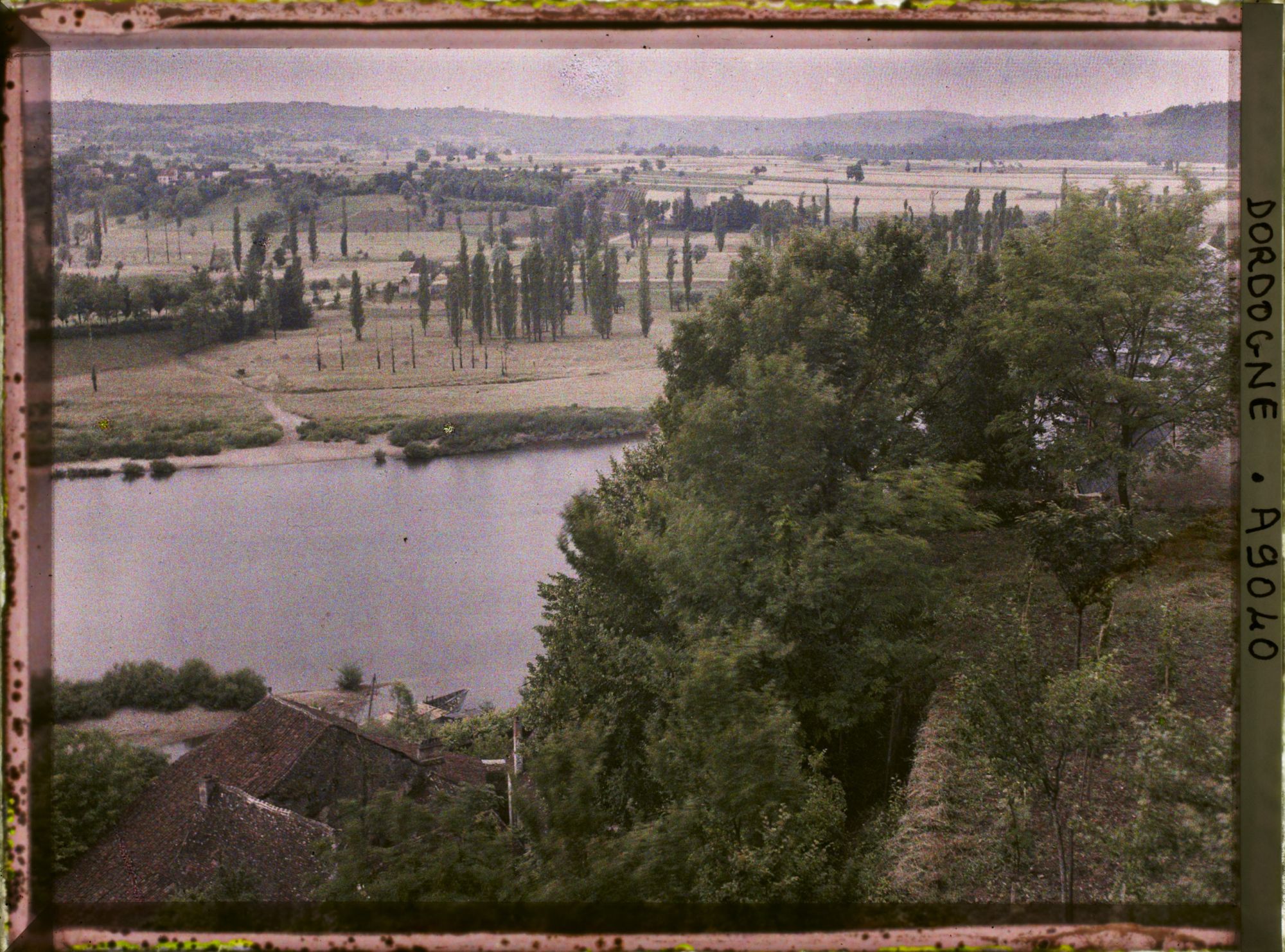 Image représentant Périgord, Limeuil, Panorama en aval du Pont s/ la Dordogne