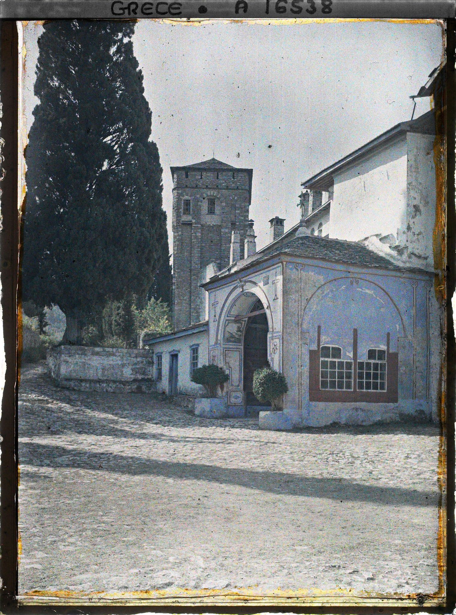 Image représentant Turquie, Hilendar, Entrée du Monastère