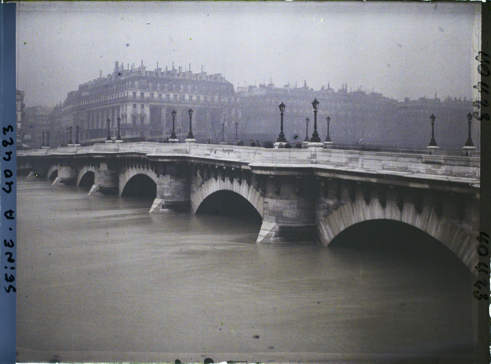 Image représentant La crue de la Seine au Pont-Neuf