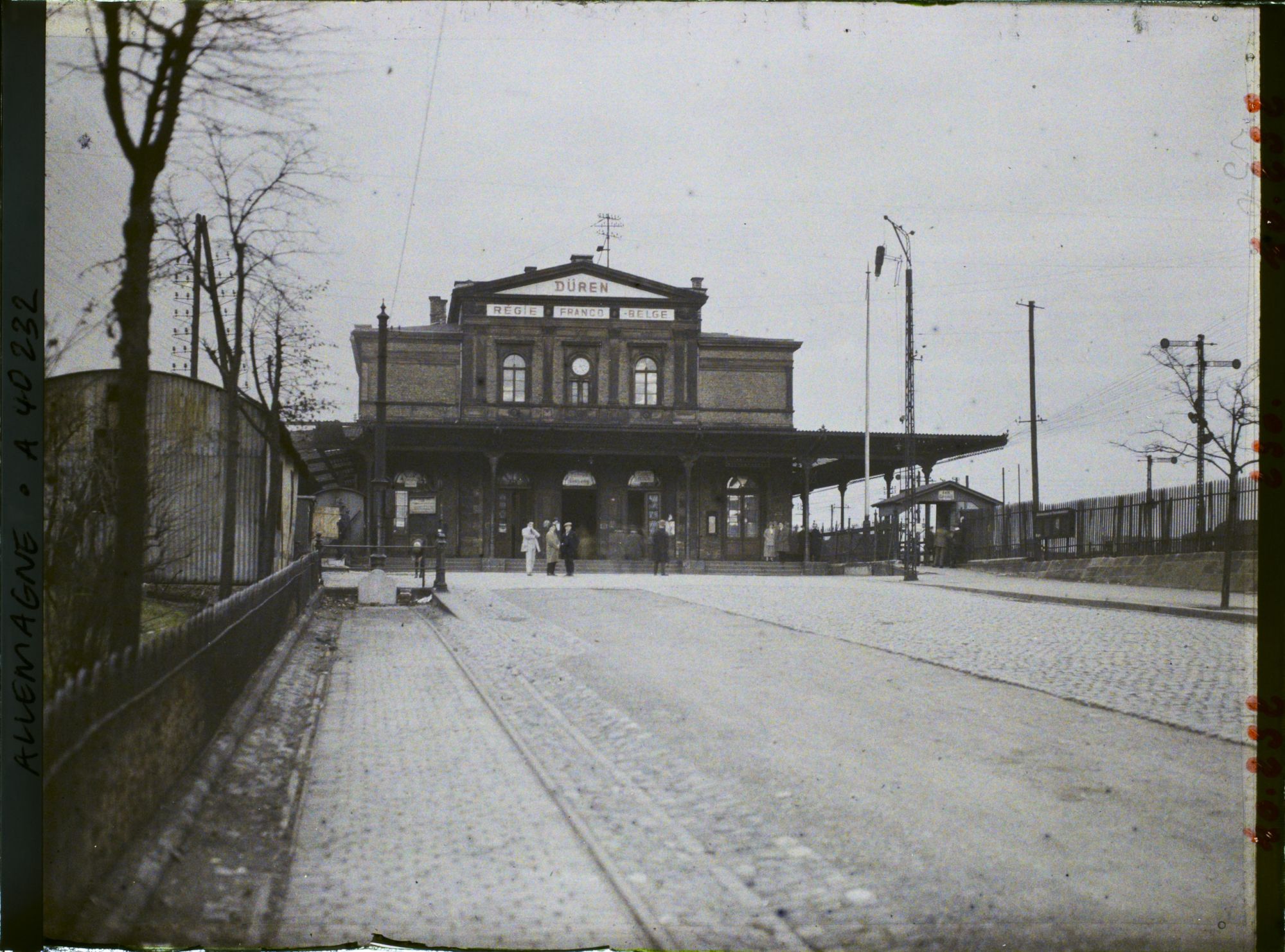 Image représentant Prusse, Düren, La Gare de Düren, façade