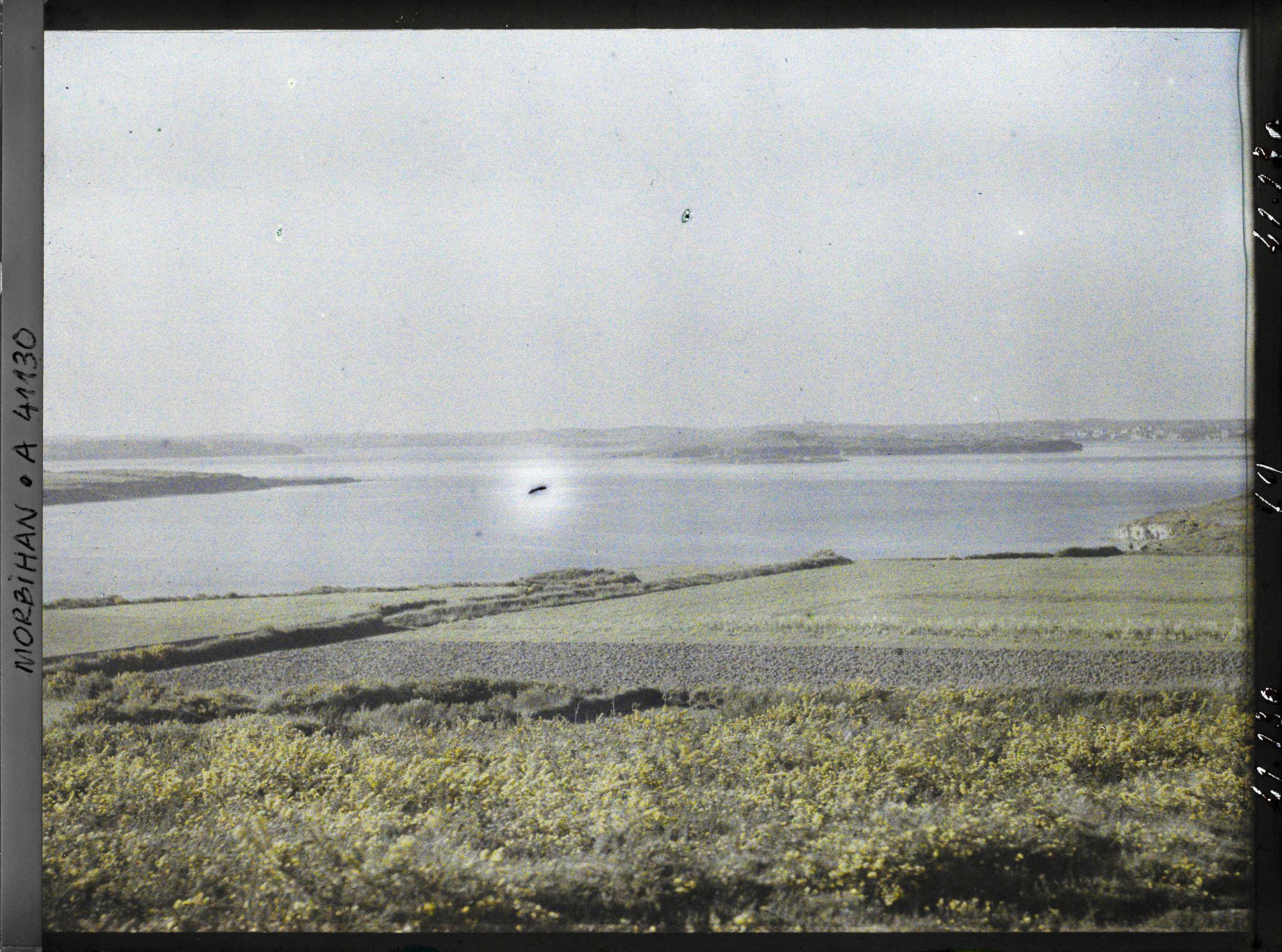 Image représentant Les îlots d'Er Lannic et de Gavrinis vus depuis Arzon