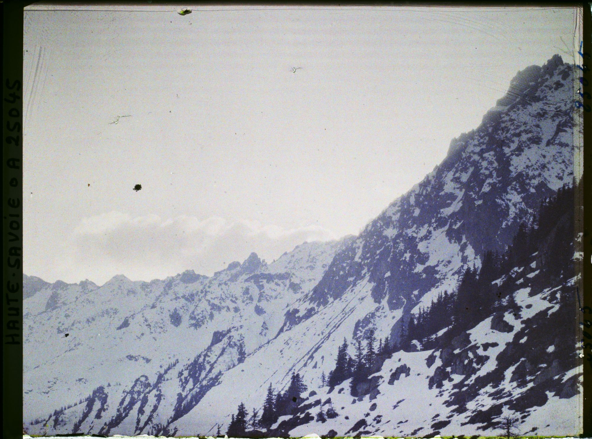 Image représentant France Les Alpes, Vue prise de la Flégère. Coucher de Soleil s/ le Brévent et l'aiguille Pourie