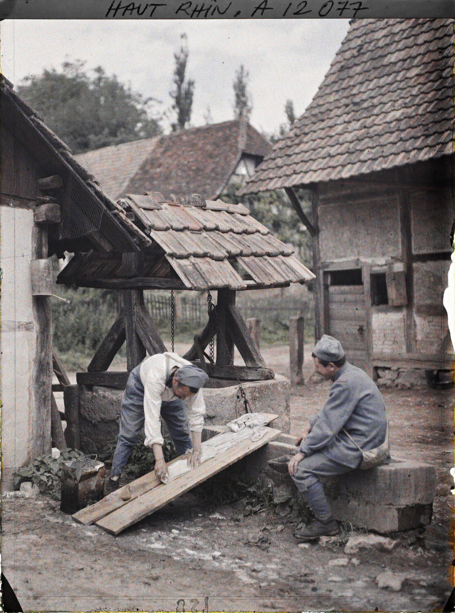 Image représentant Scène près d'un puits