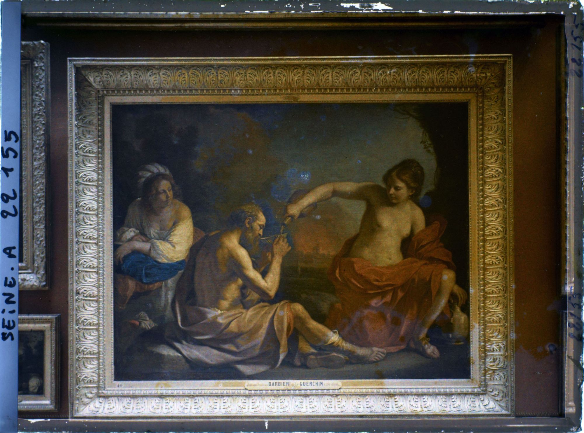 Image représentant Loth et ses filles, Le Guerchin, musée du Louvre