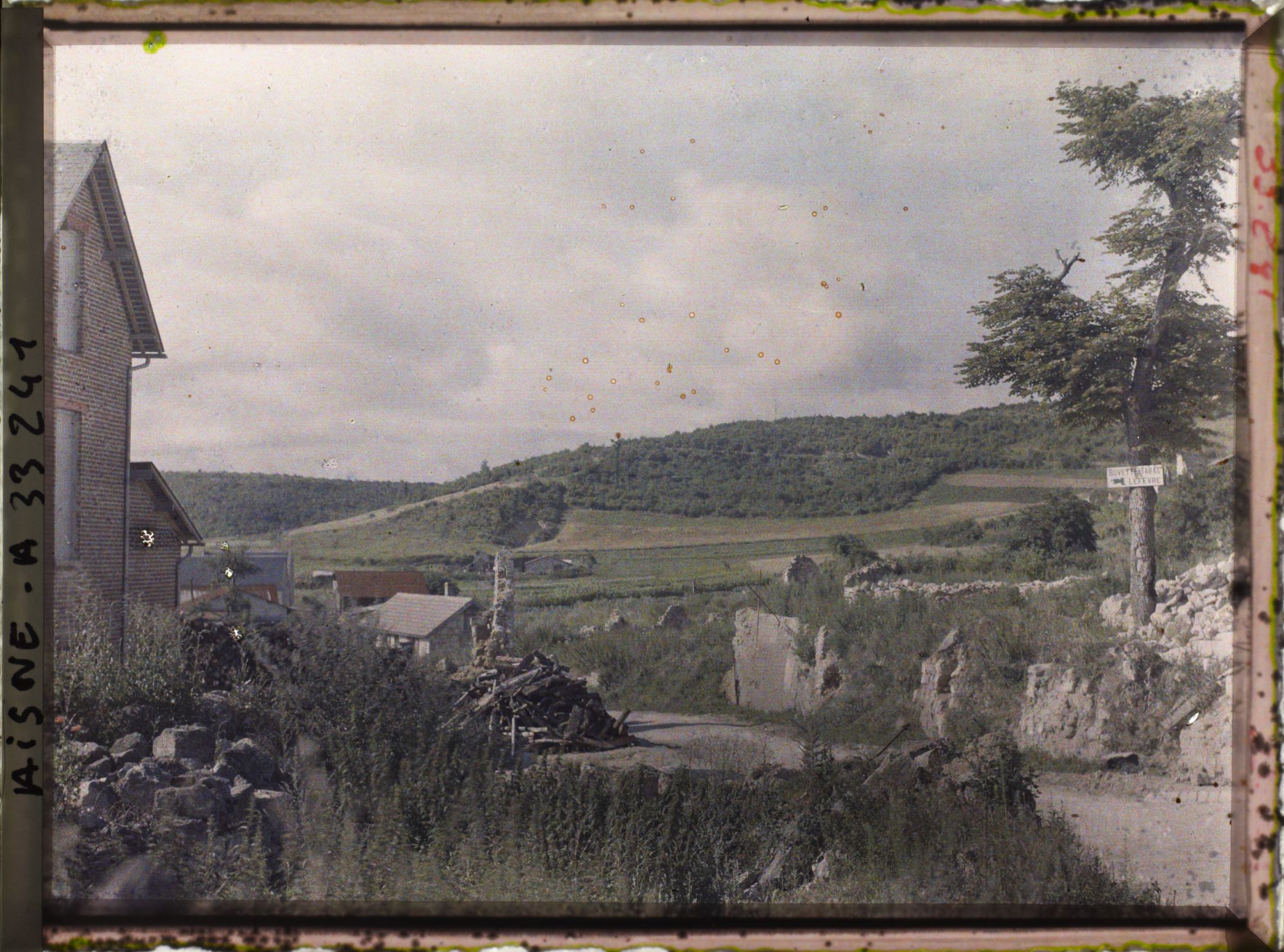 Image représentant France, Vauxaillon , Vue prise de la route d'Anizy