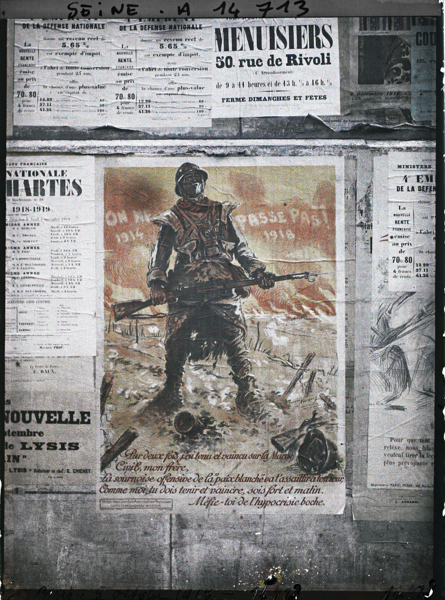 Image représentant Affiche "Méfie-toi de l'hypocrisie boche"