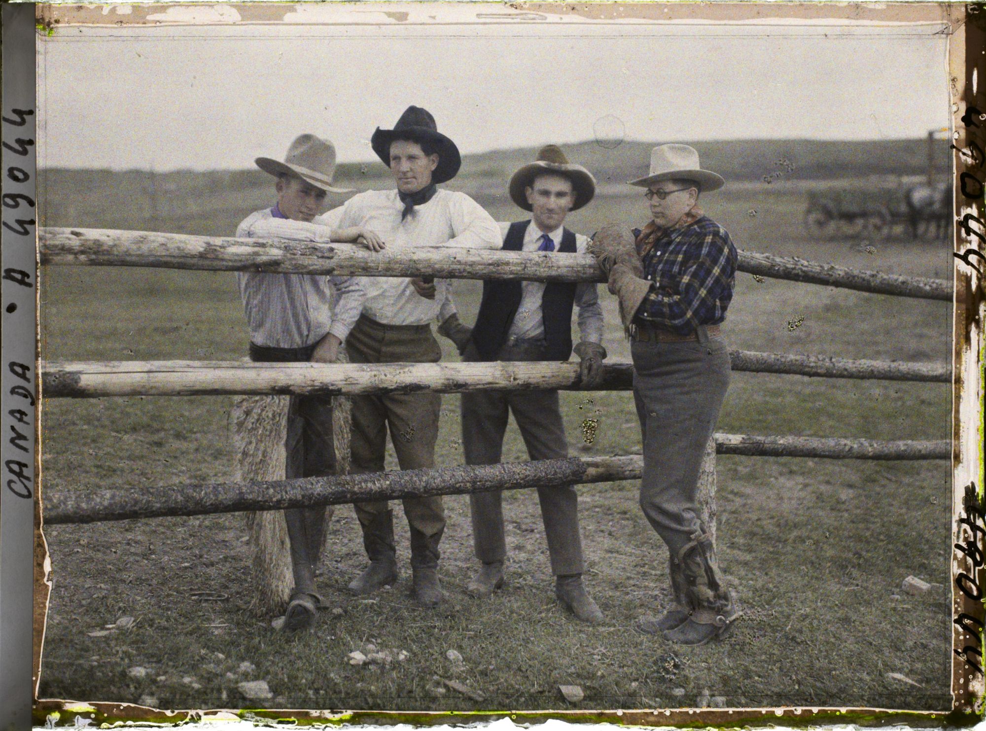 Image représentant Canada, Rocky Ranch, Ranch John Hazza - Groupe de Cowboys
