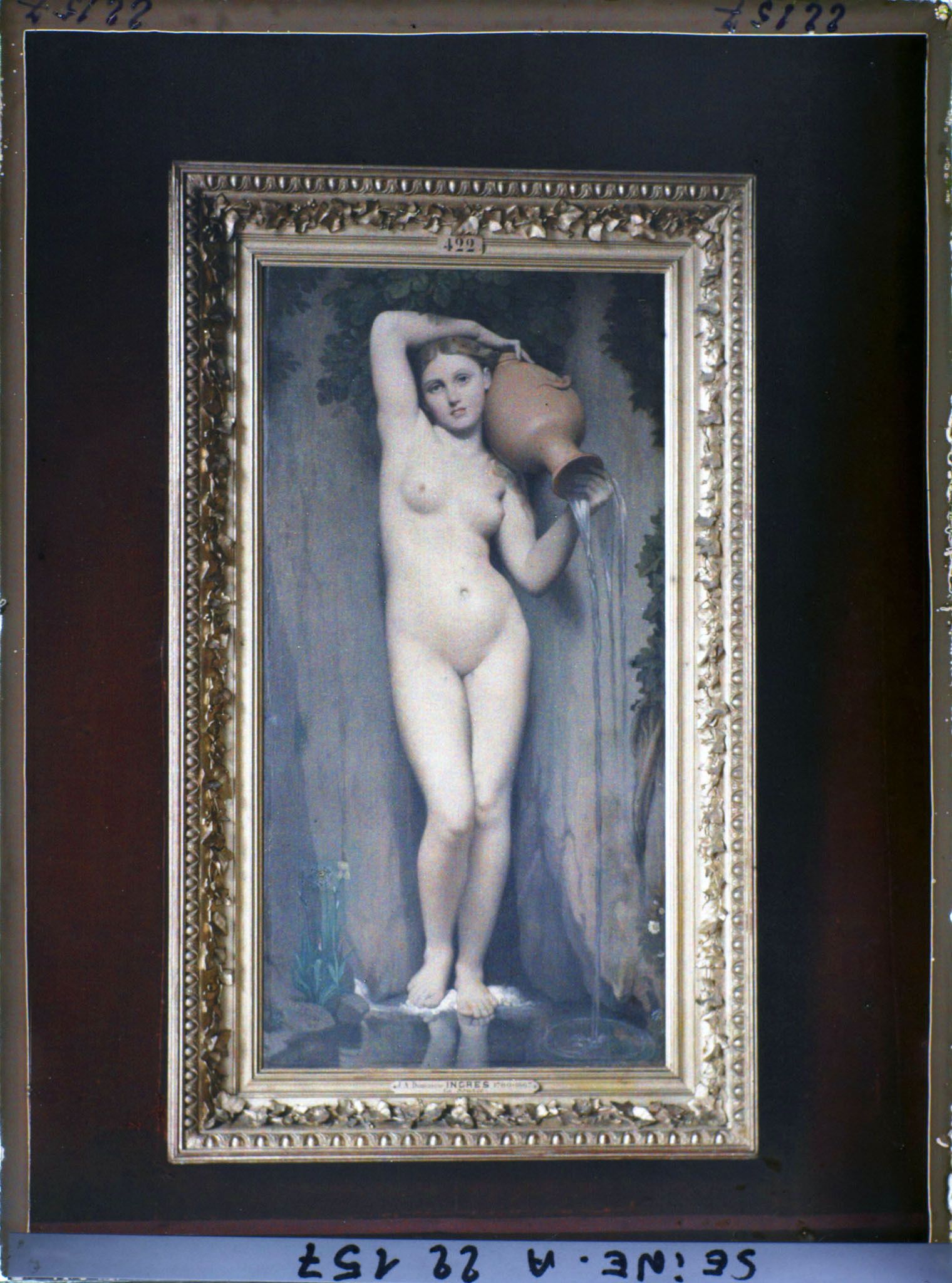 Image représentant La Source, Jean Auguste Dominique Ingres, musée du Louvre