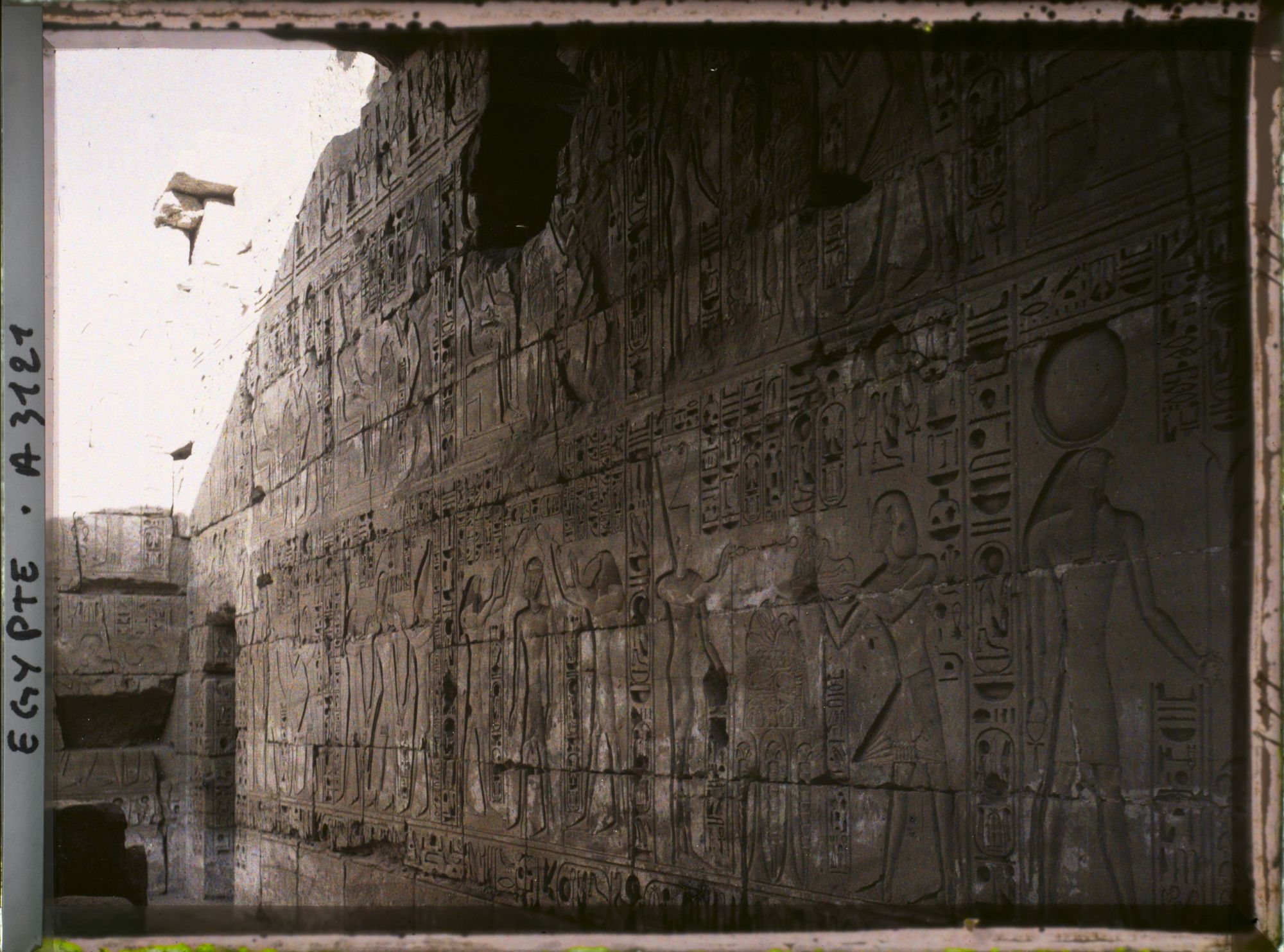 Image représentant Mur du temple de Khonsou