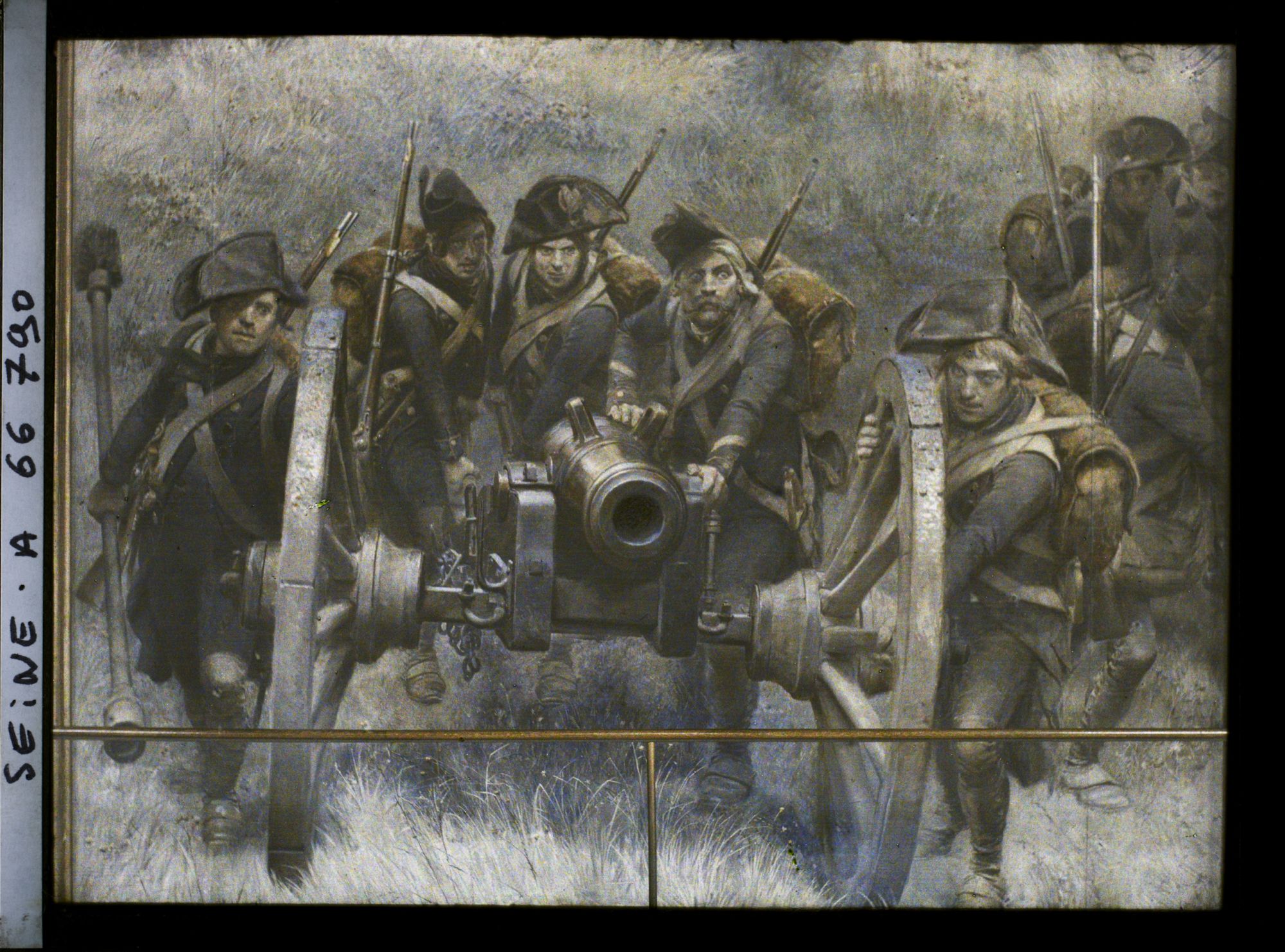 Image représentant Détail du Chant du départ d'Edouard Detaille, salle Bugeaud, rebaptisée salle Detaille, hôtel des Invalides