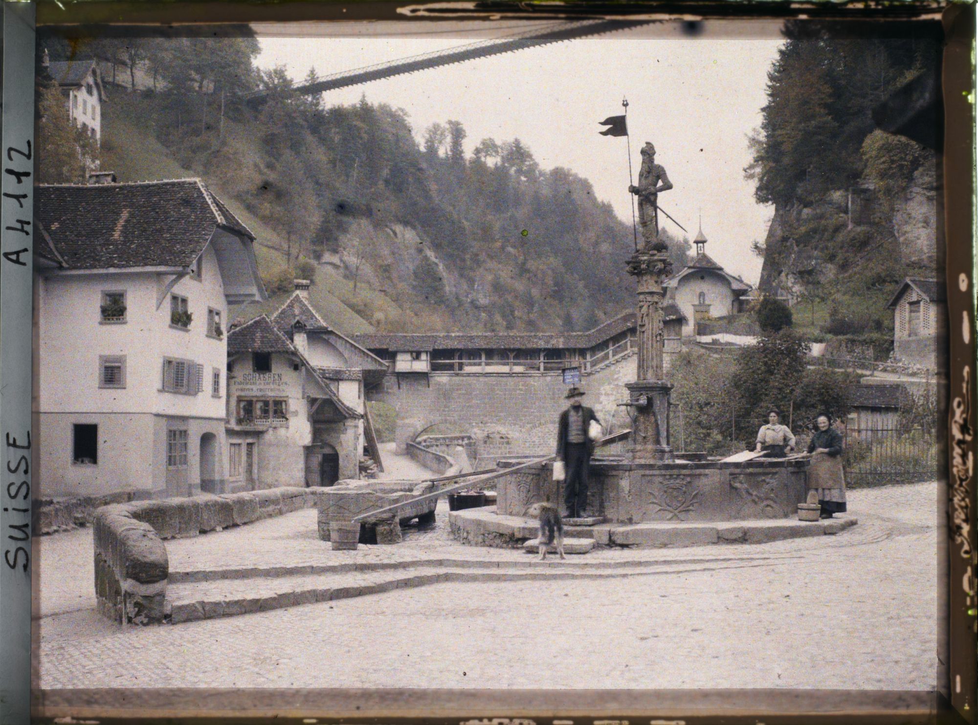 Image représentant La fontaine de la Fidélité, dans le quartier de l'Auge