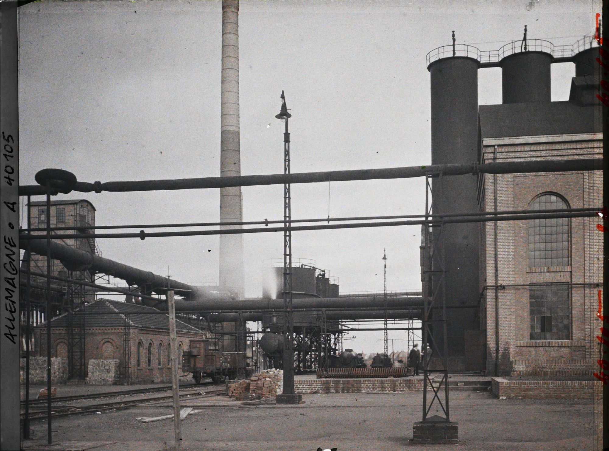 Image représentant Prusse, Ickern Vicktor, Une vue de l'usine atelier à Benzol