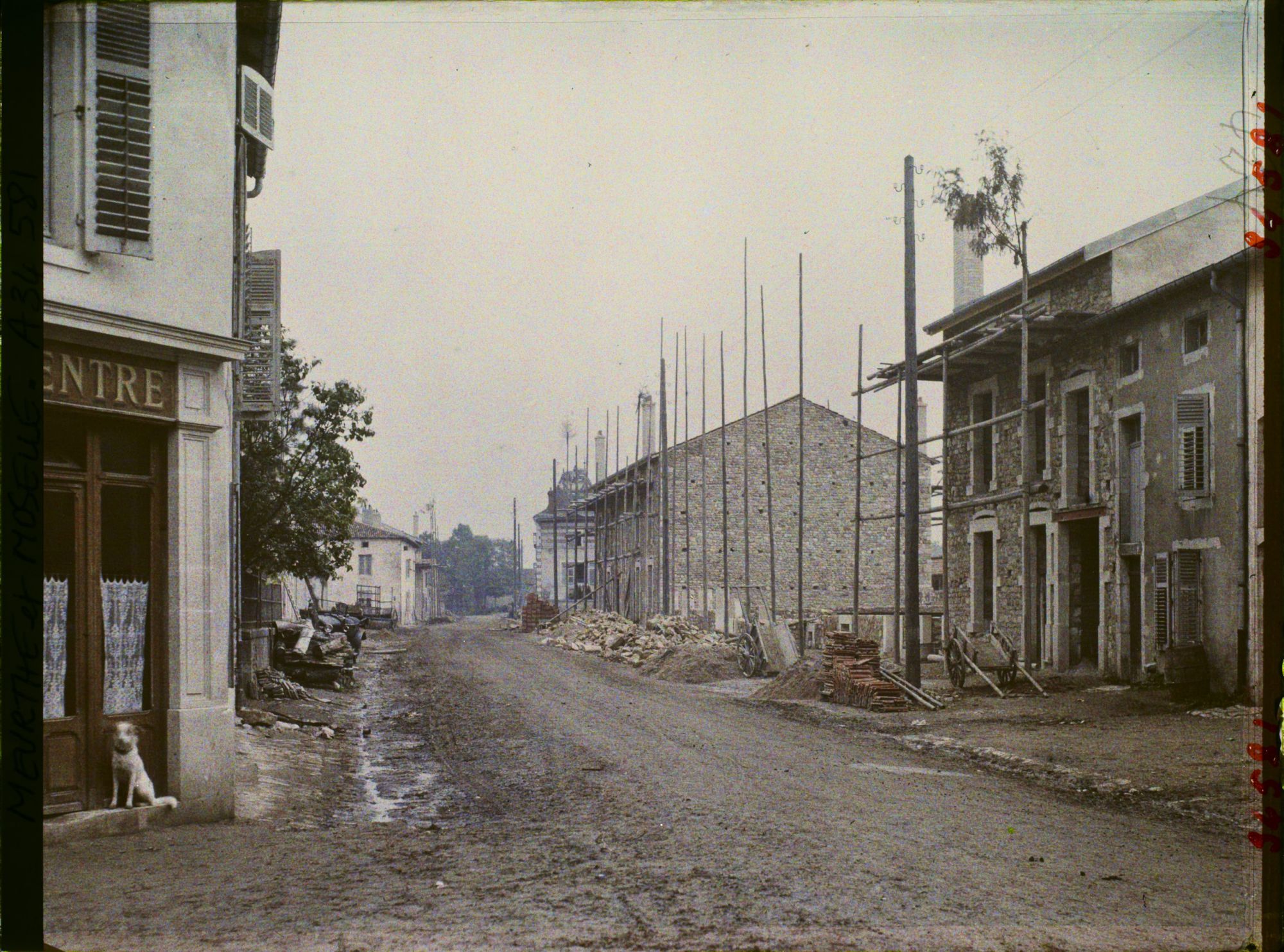 Image représentant France, Vandières, Reconstructions route Nationale