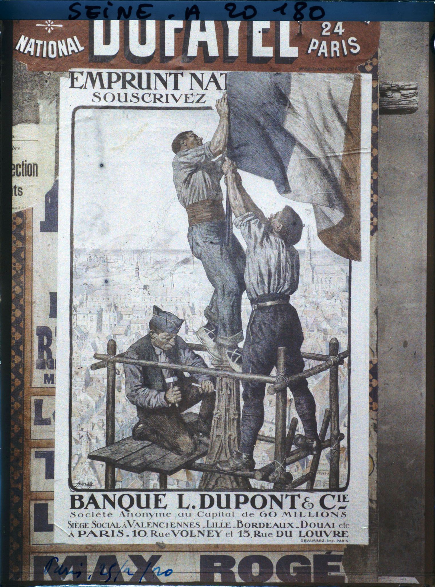 Image représentant Affiche de l'emprunt national de 1920, Banque L. Dupont et Cie