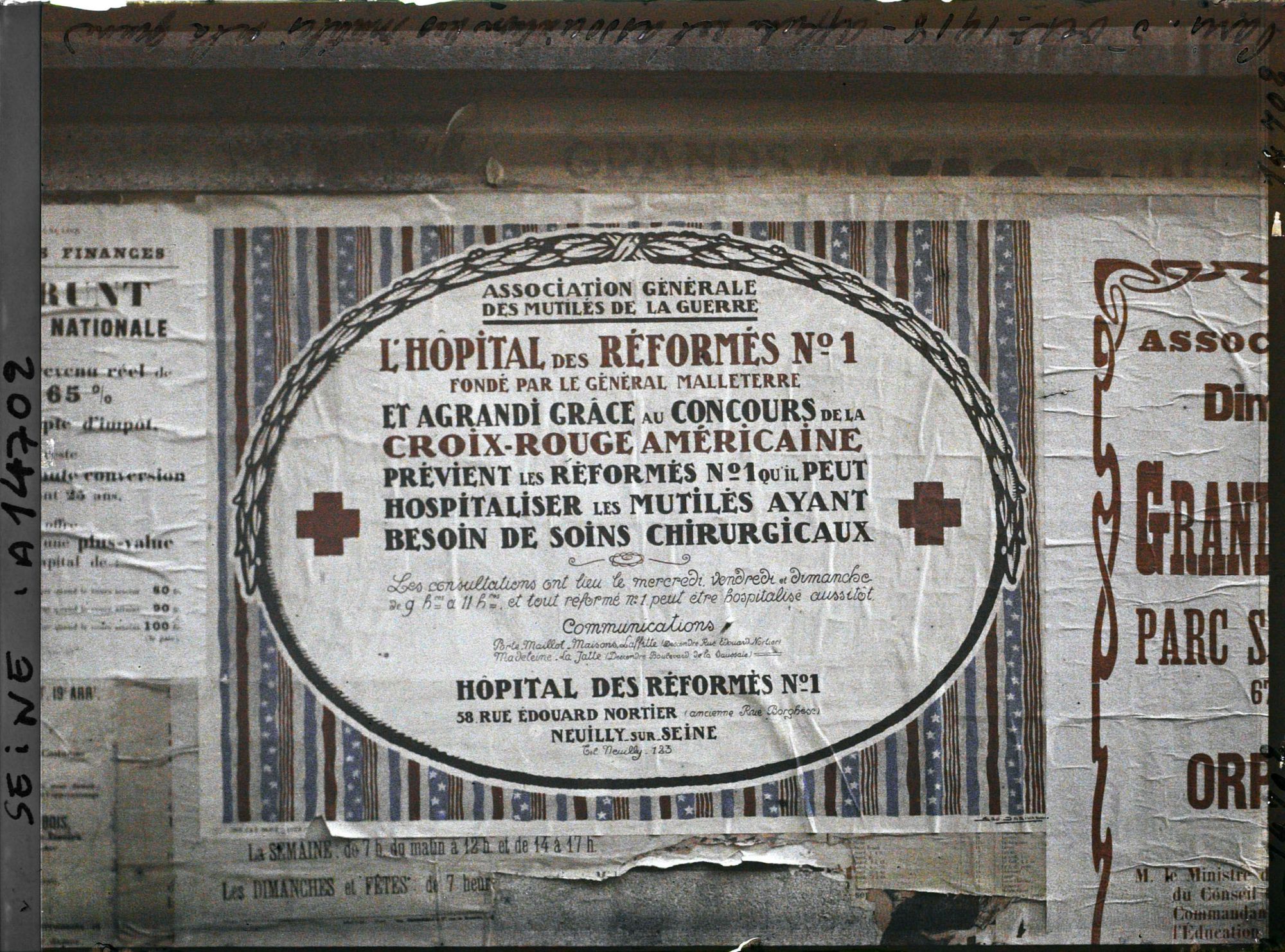 Image représentant Affiche de l'association générale des mutilés de la guerre