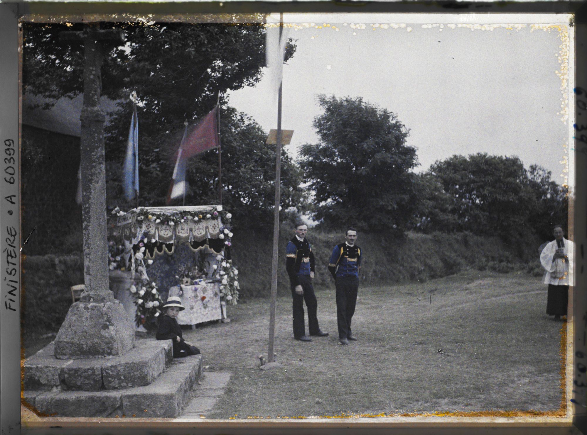 Image représentant Le reposoir de saint Théleau sur le parcours de la Grande Troménie