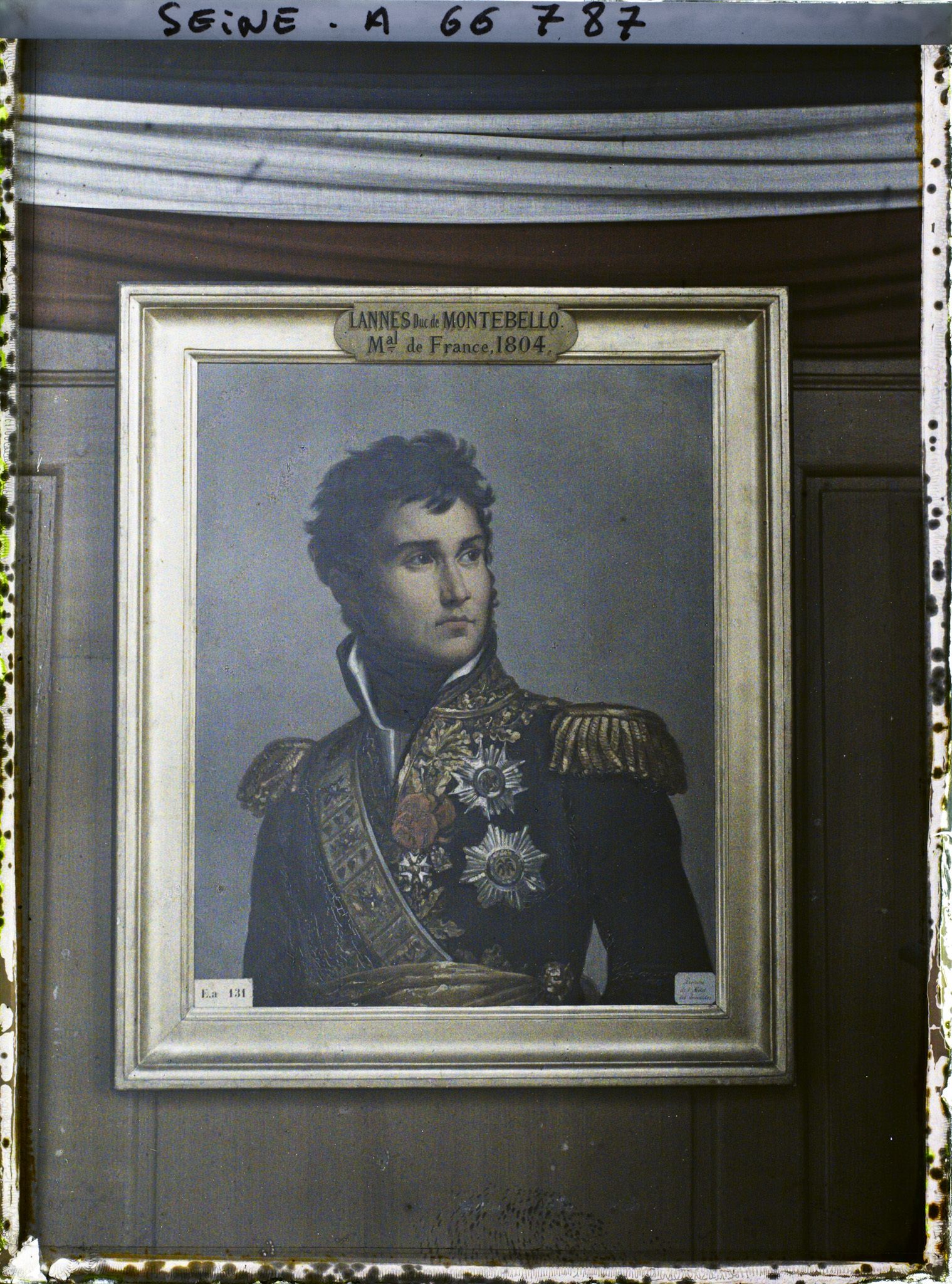 Image représentant L'hôtel des Invalides, portrait du maréchal Lannes par Julie Volpelière (d'après François Antoine Gérard)