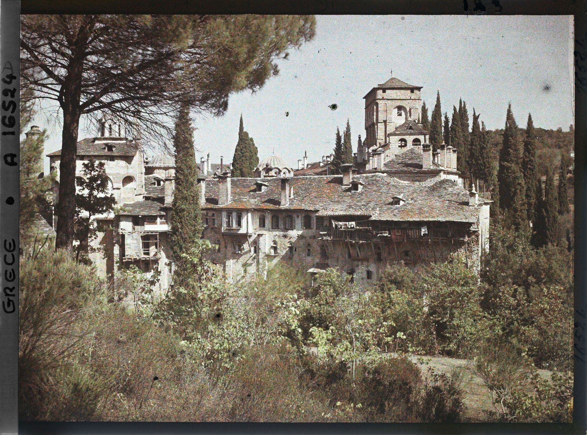 Image représentant Turquie, Hilendar, Extérieur du Monastère