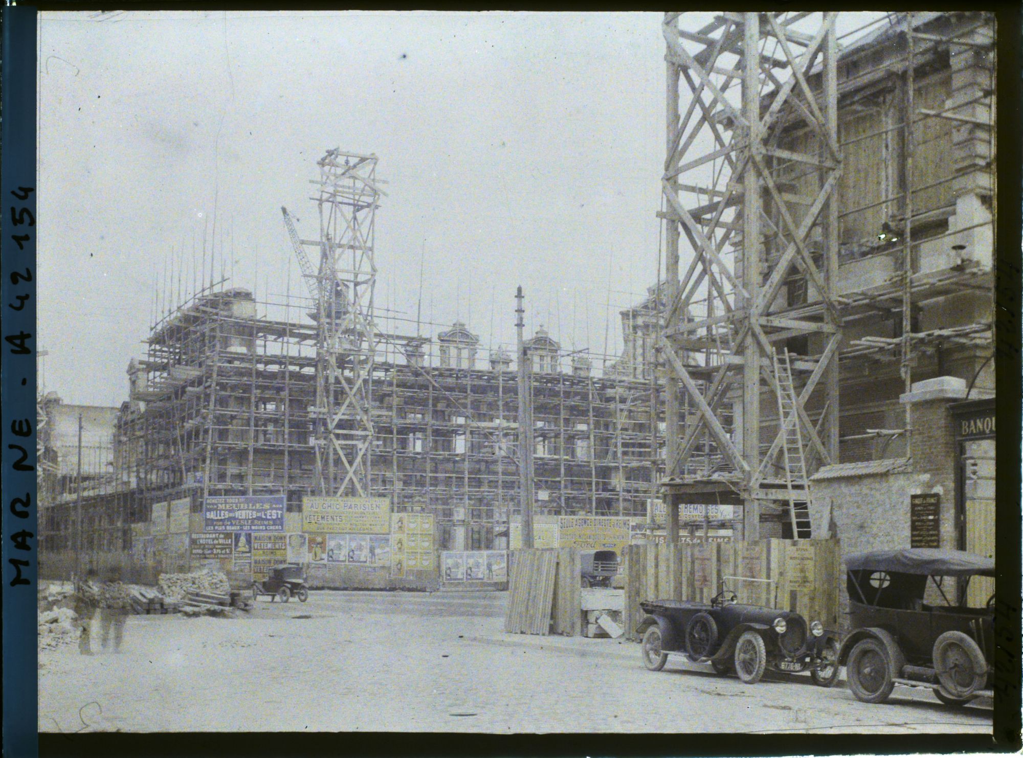 Image représentant France, Reims, L'Hôtel de Ville, ensemble des travaux