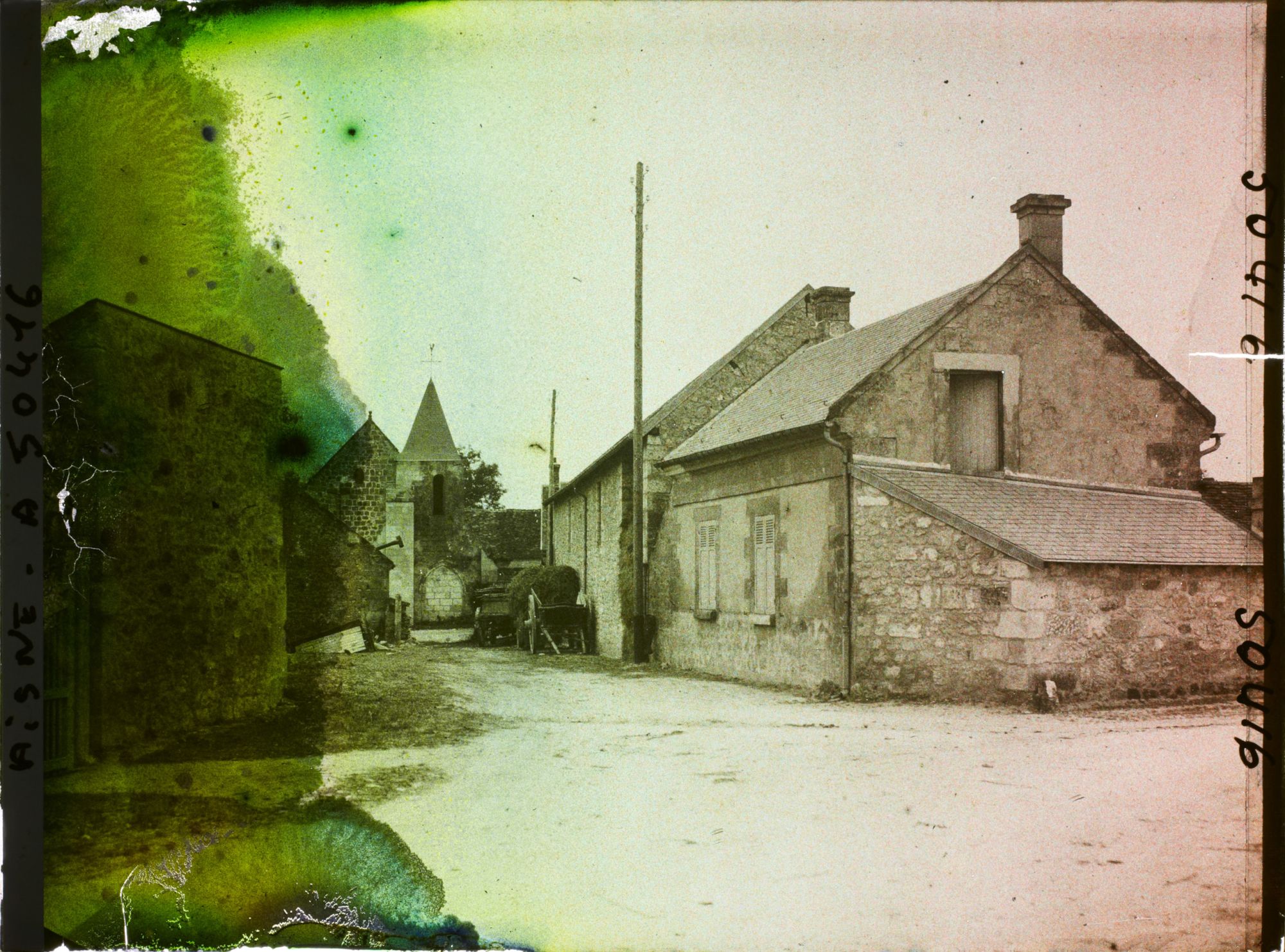 Image représentant France, Cys-la-Communes, Coin du village vers l'Eglise