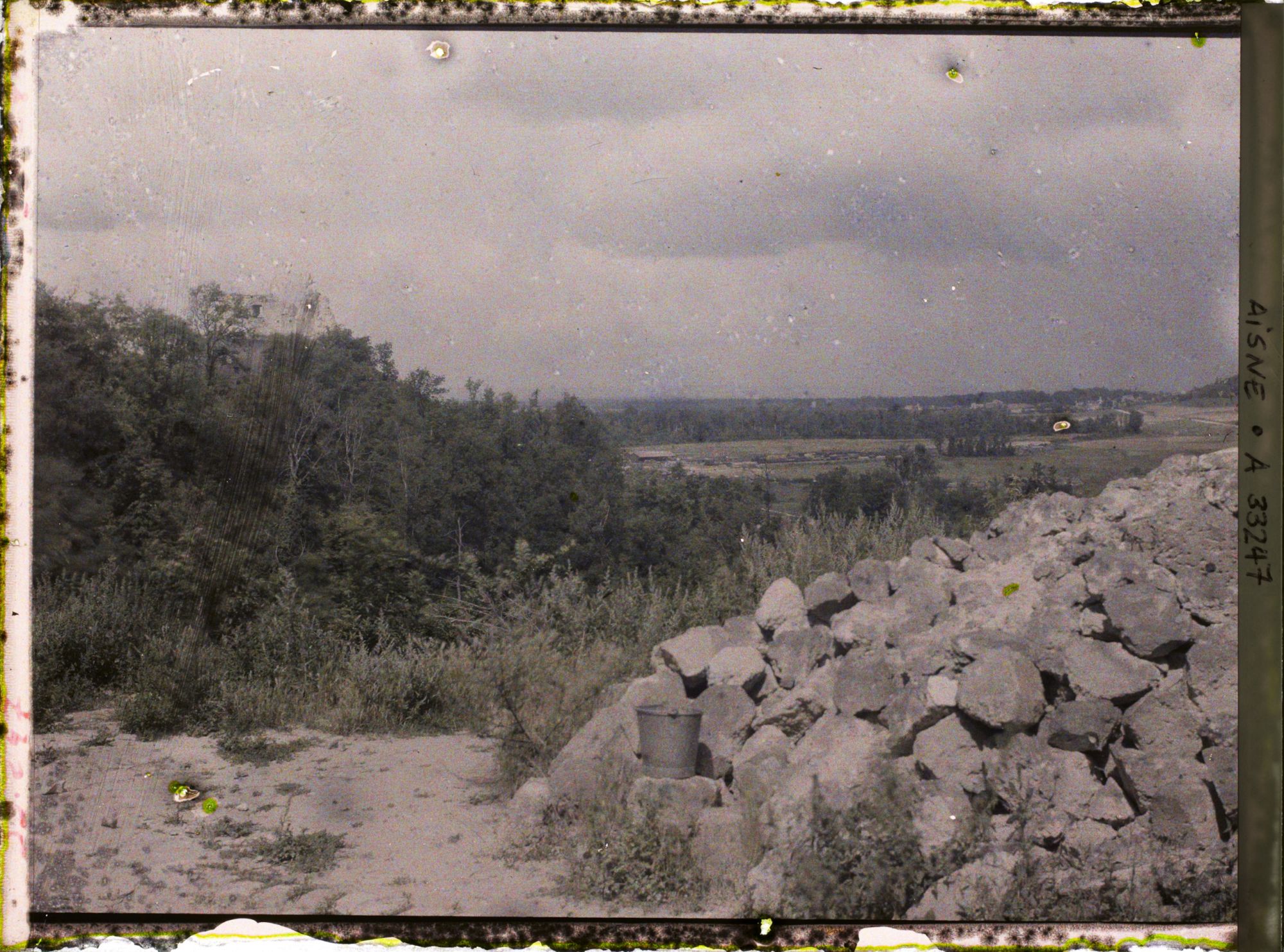 Image représentant France, Vue sur la plaine de Coucy, vue prise de la porte de Chauny