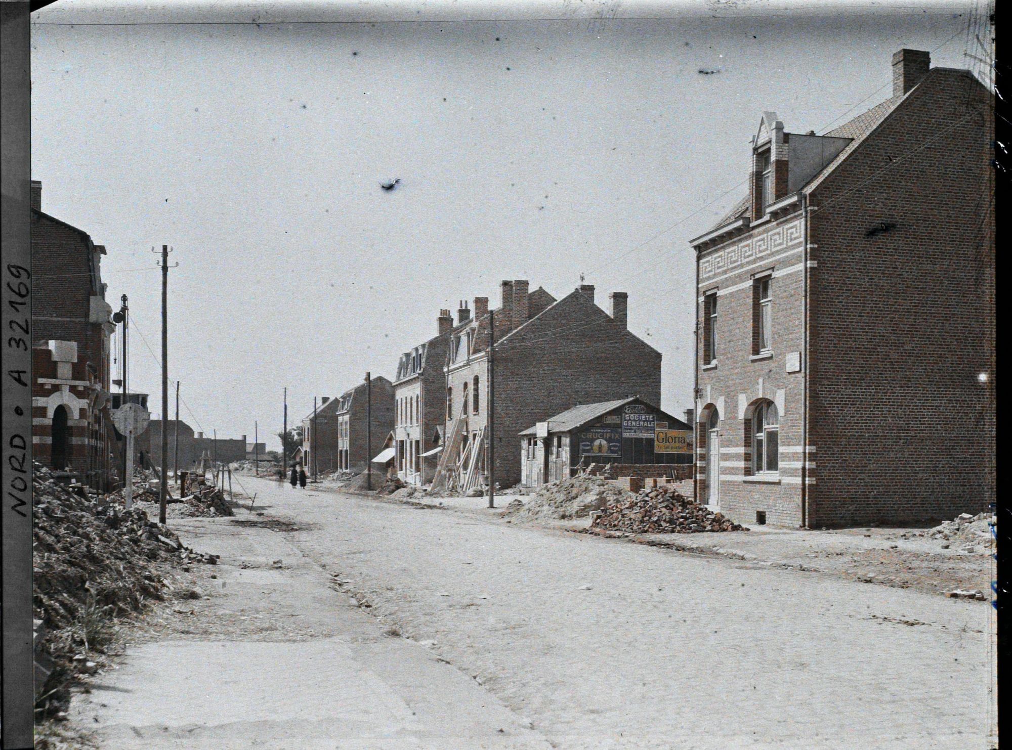 Image représentant France, La Bassée, Reconstructions rue Blanche