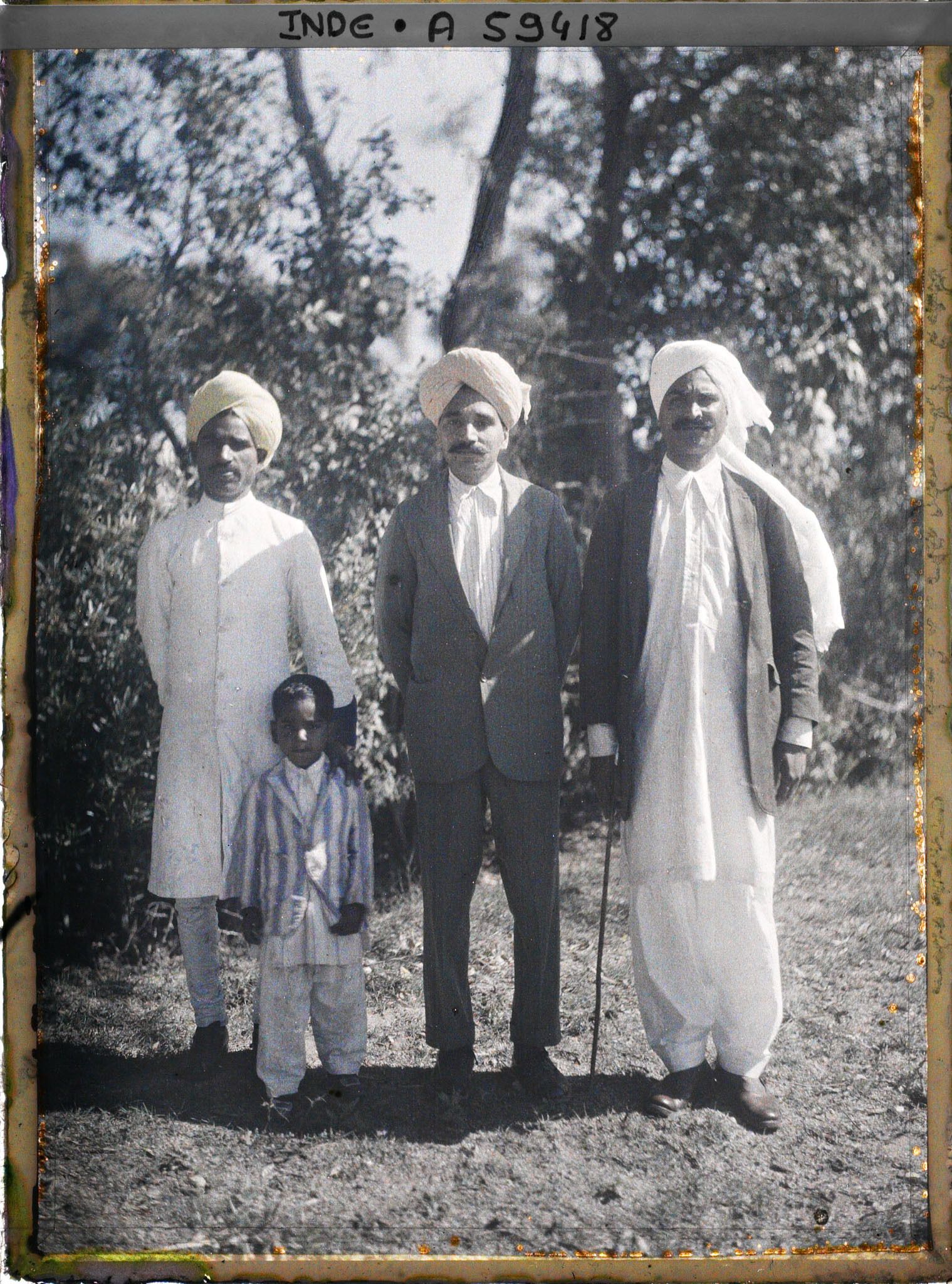 Image représentant Hommes et garçonnet du Punjab