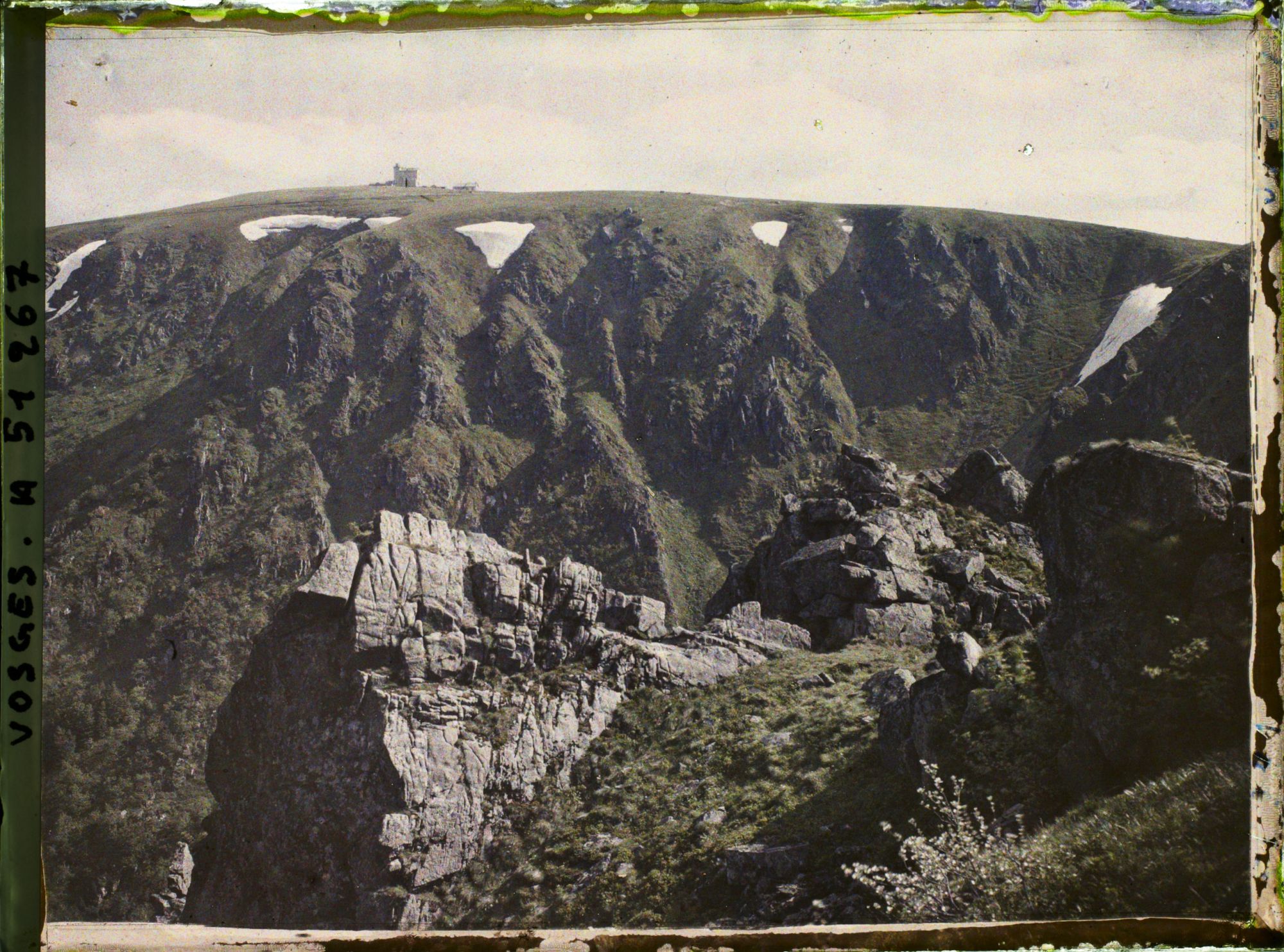 Image représentant Alsace, Houhneck, Le Honheck vu des rochers du Fraukental