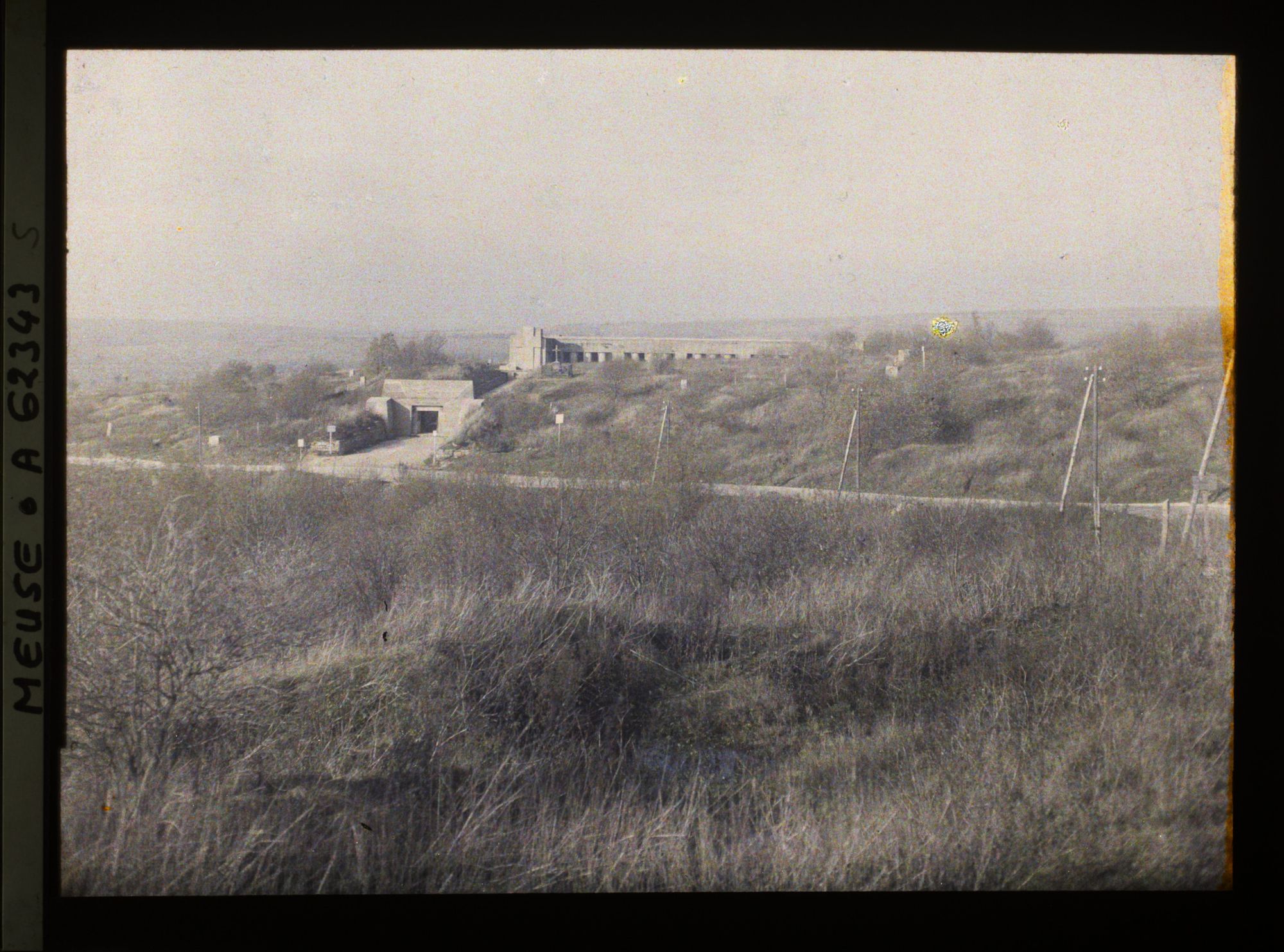 Image représentant Meuse, Douaumont, Emplacement de la ferme de Thiaumont et vue Gle sur les abords et la tranchée des baïonnettes