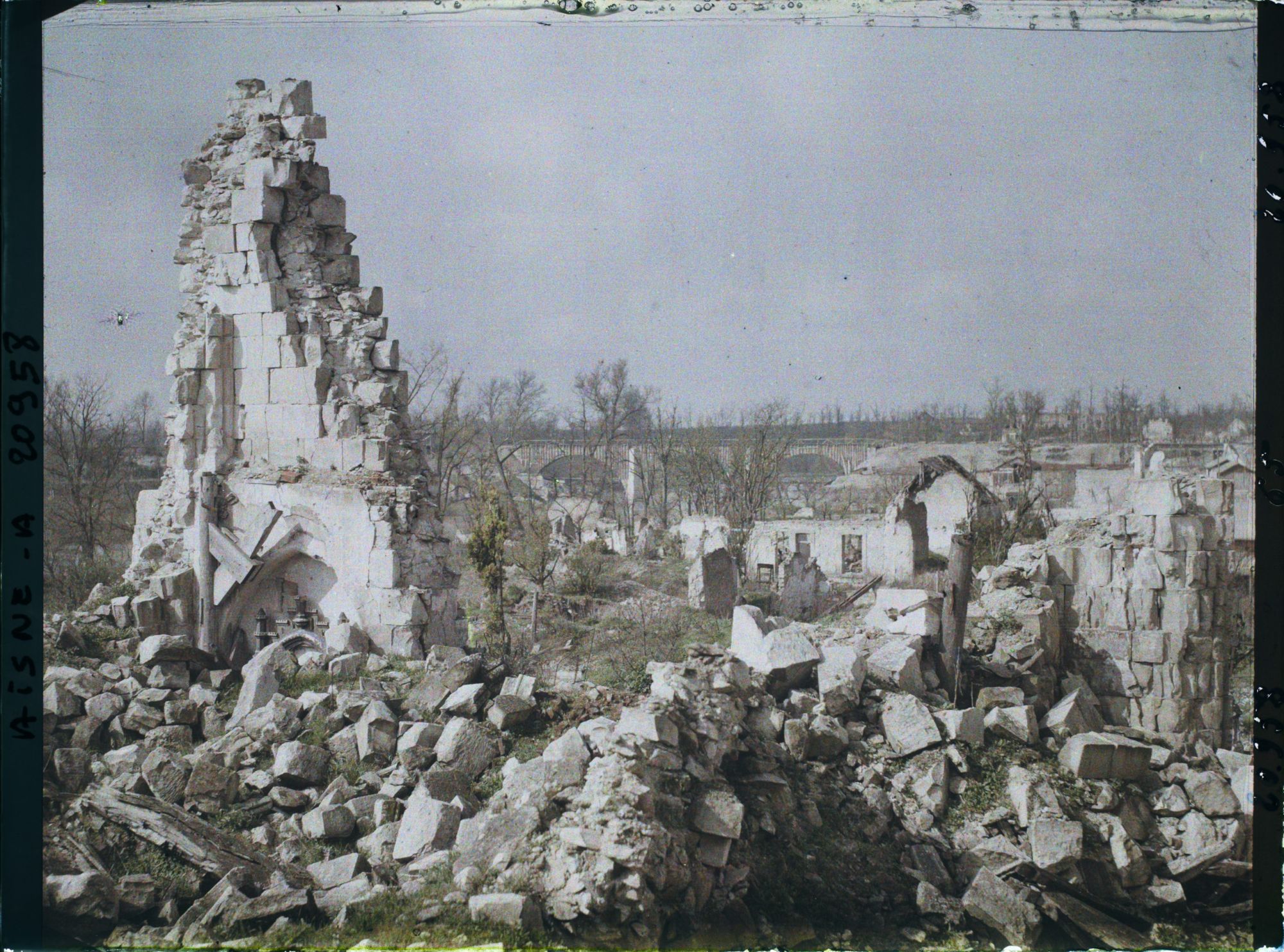 Image représentant France, Guignicourt, Vue Générale vers le Pont