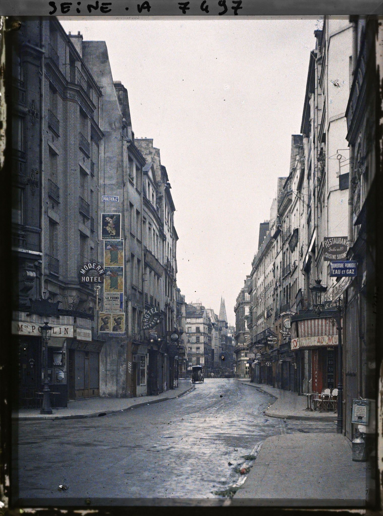 Image représentant La rue Saint-Denis au carrefour avec la rue Greneta