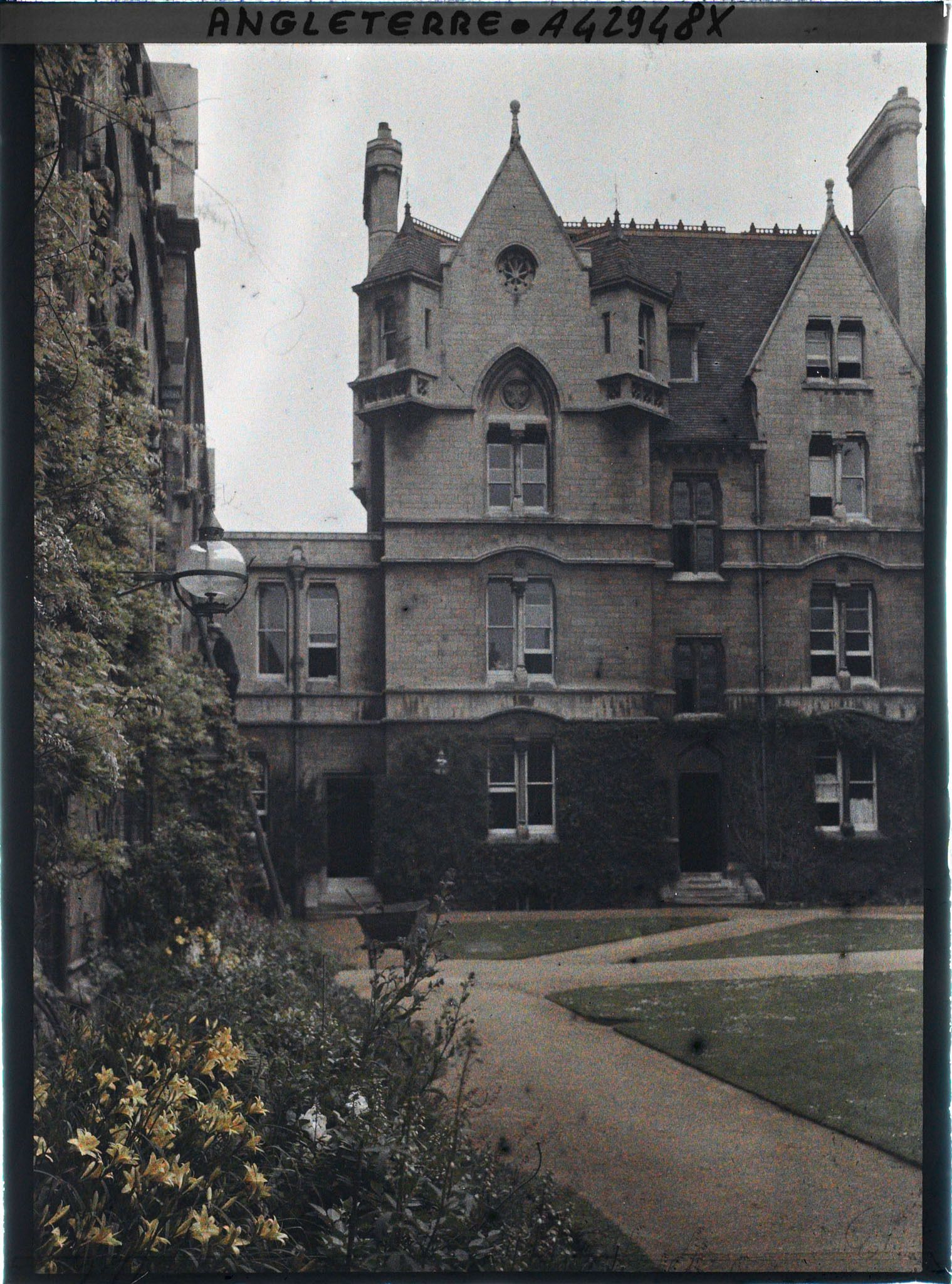 Image représentant Une partie de la seconde cour du Balliol College