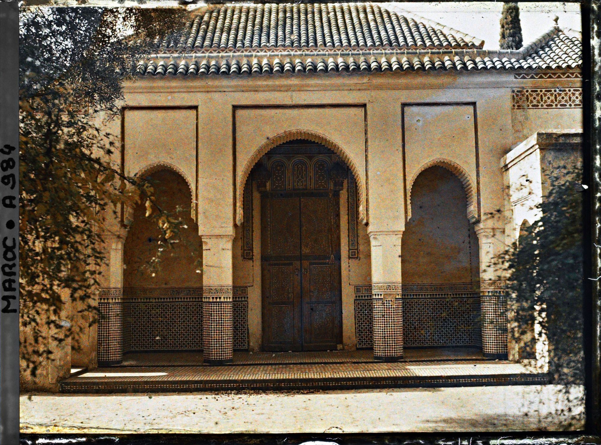 Image représentant Un pavillon du jardin du Dar el Maghzen