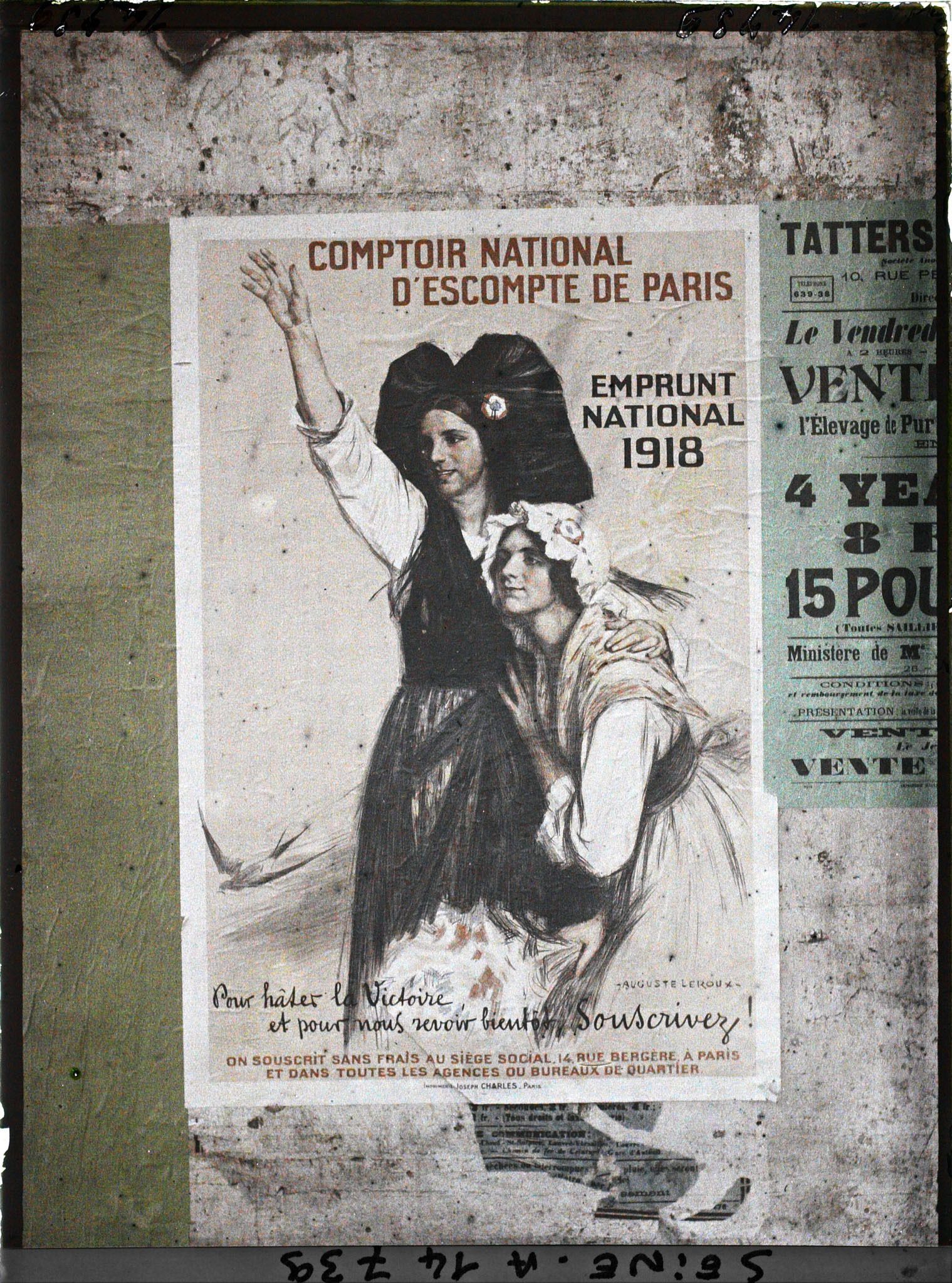 Image représentant Affiche de l'emprunt national, Comptoir national d'escompte de Paris